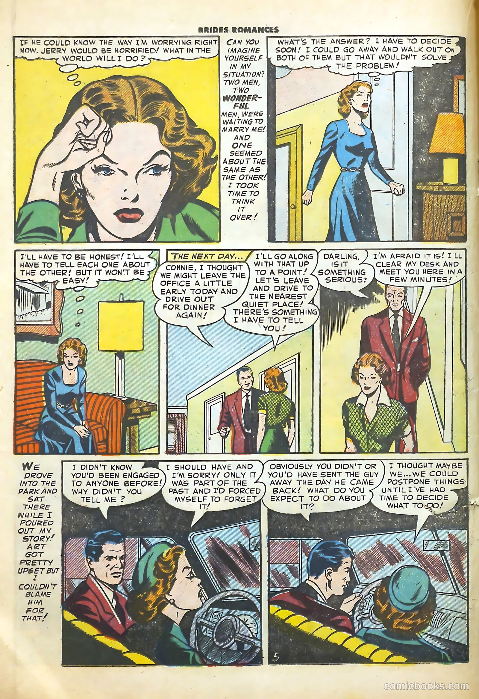 Brides Romances #11 (1955) — page 17 of 37