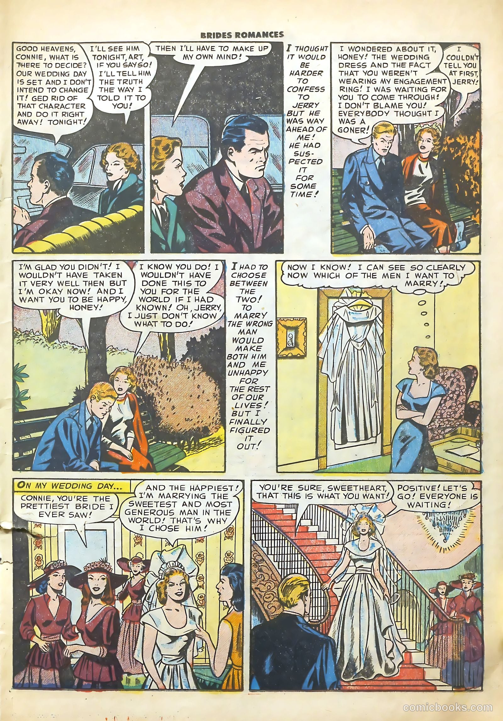 Brides Romances #11 (1955) — page 18 of 37