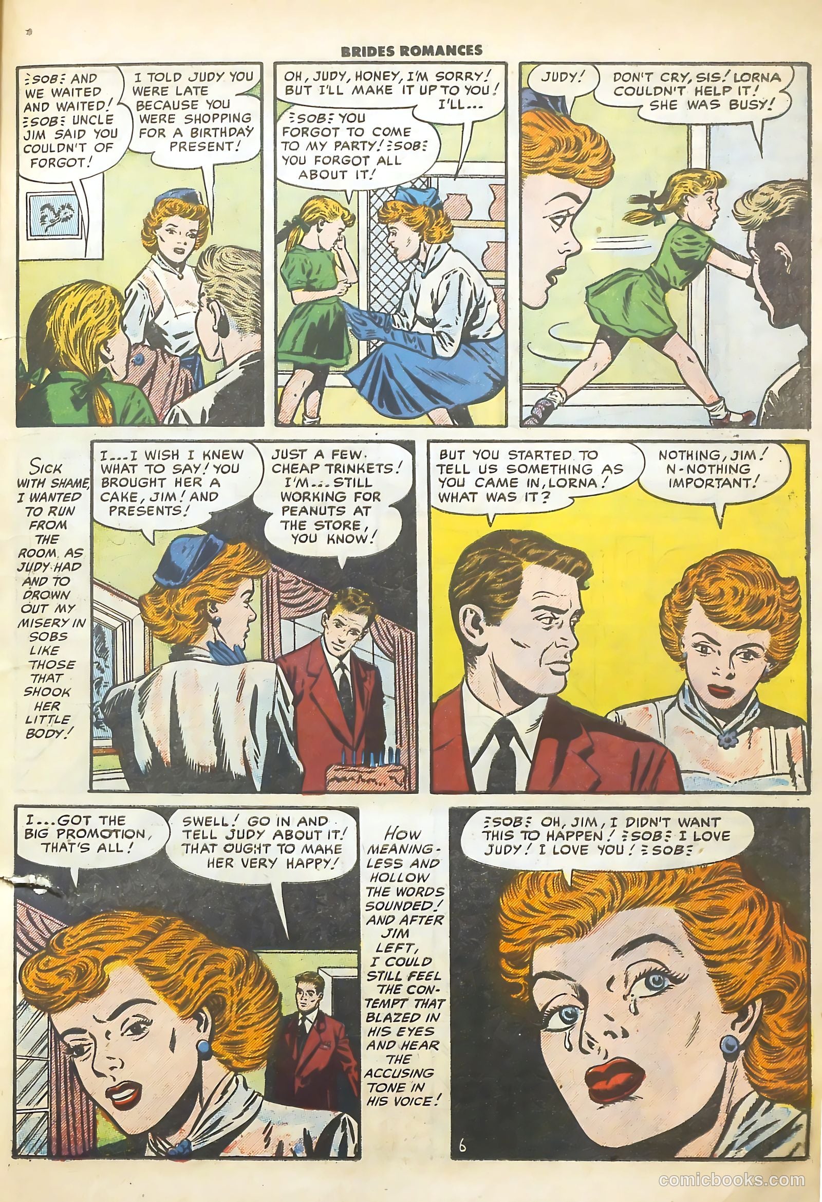 Brides Romances #11 (1955) — page 24 of 37
