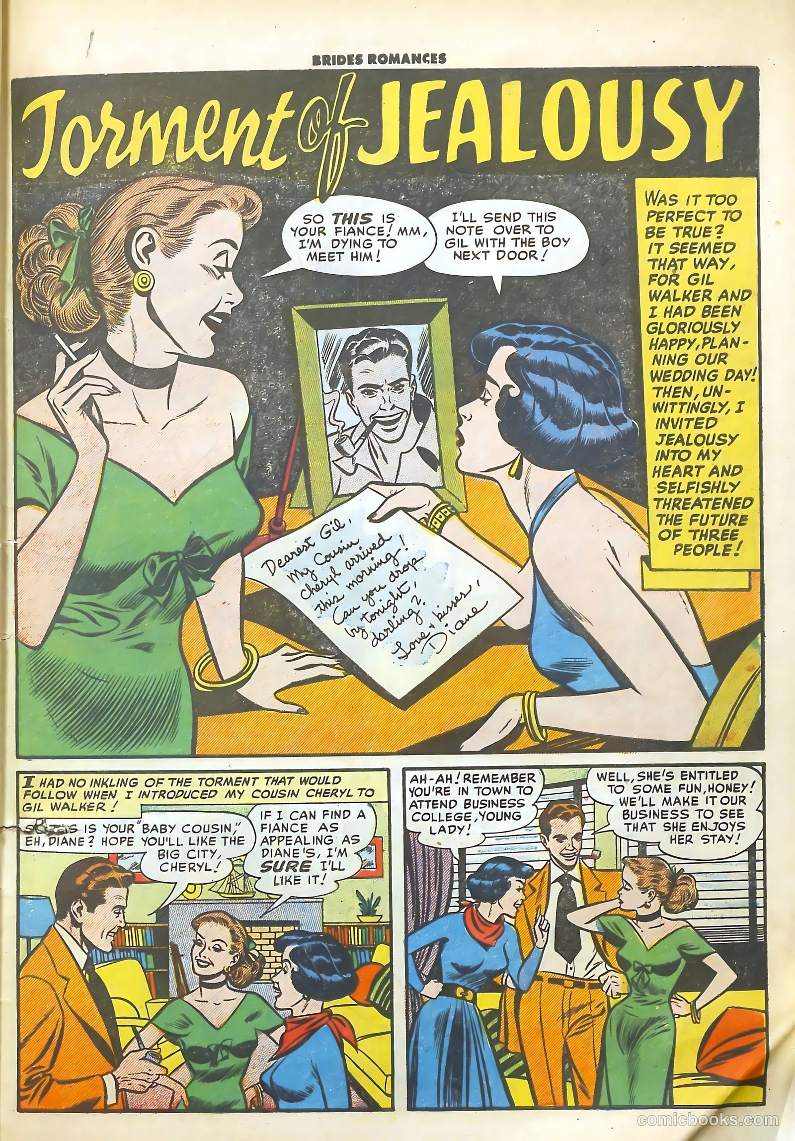 Brides Romances #11 (1955) — page 28 of 37