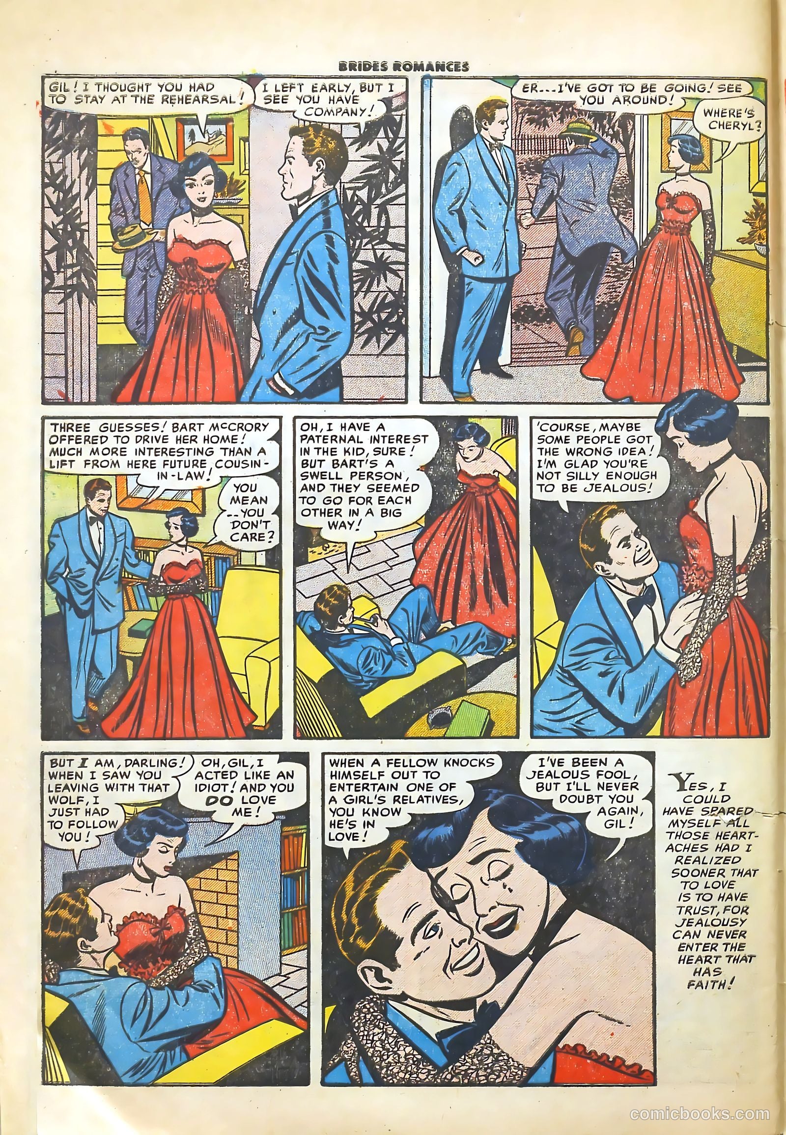 Brides Romances #11 (1955) — page 33 of 37