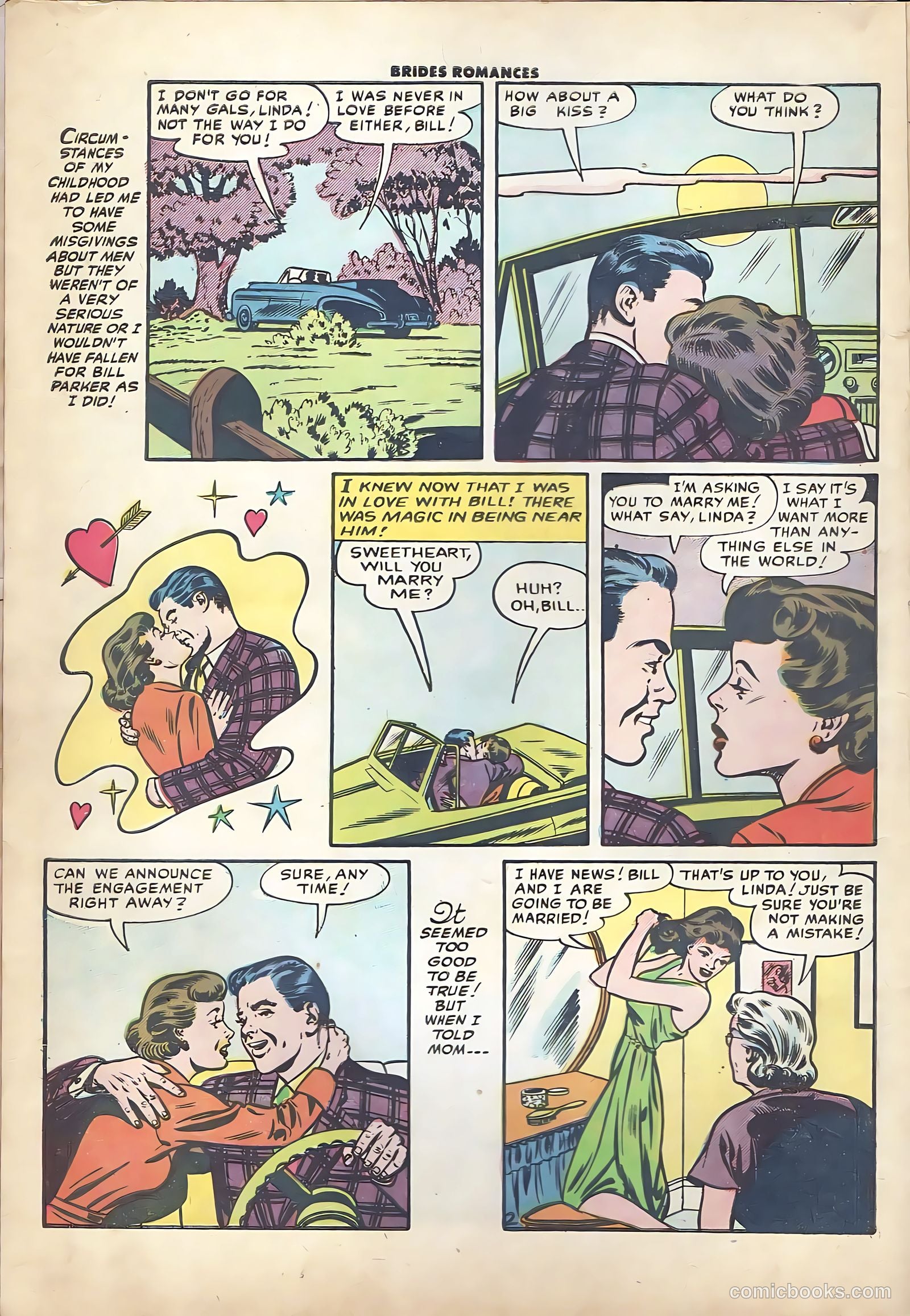 Brides Romances #12 (1955) — page 4 of 36