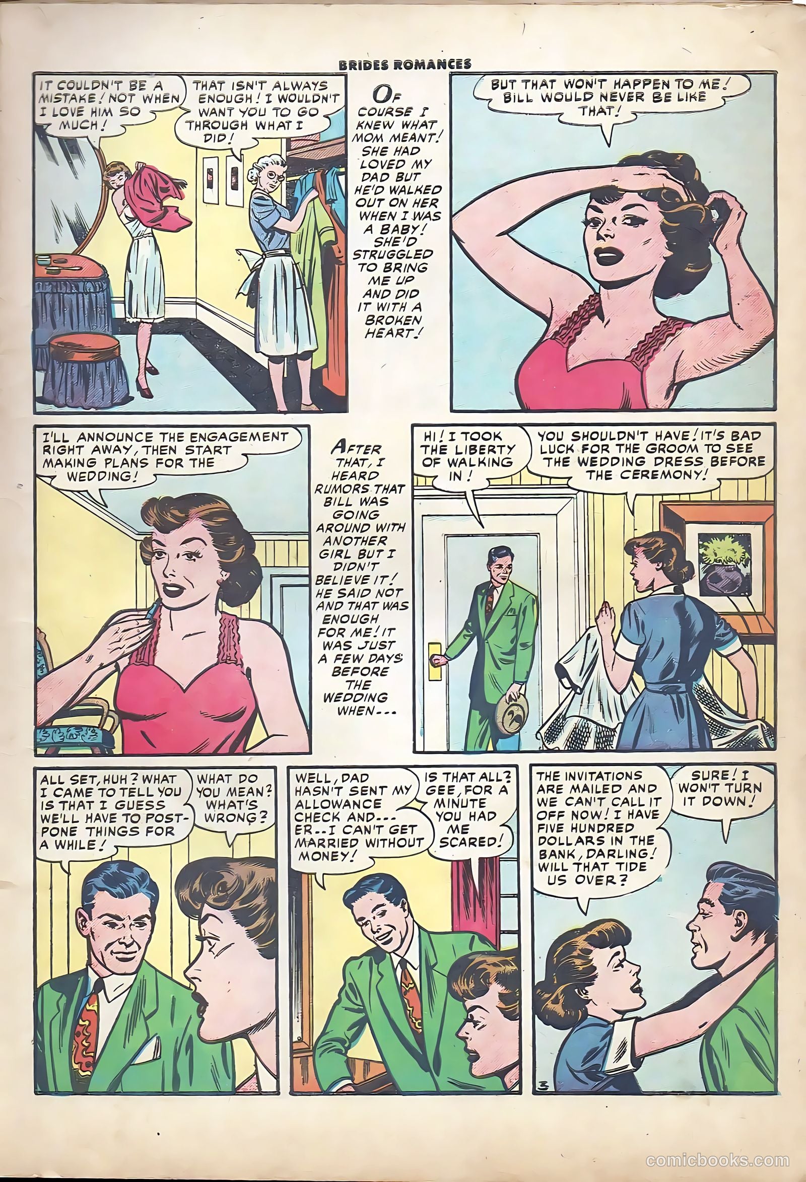 Brides Romances #12 (1955) — page 5 of 36