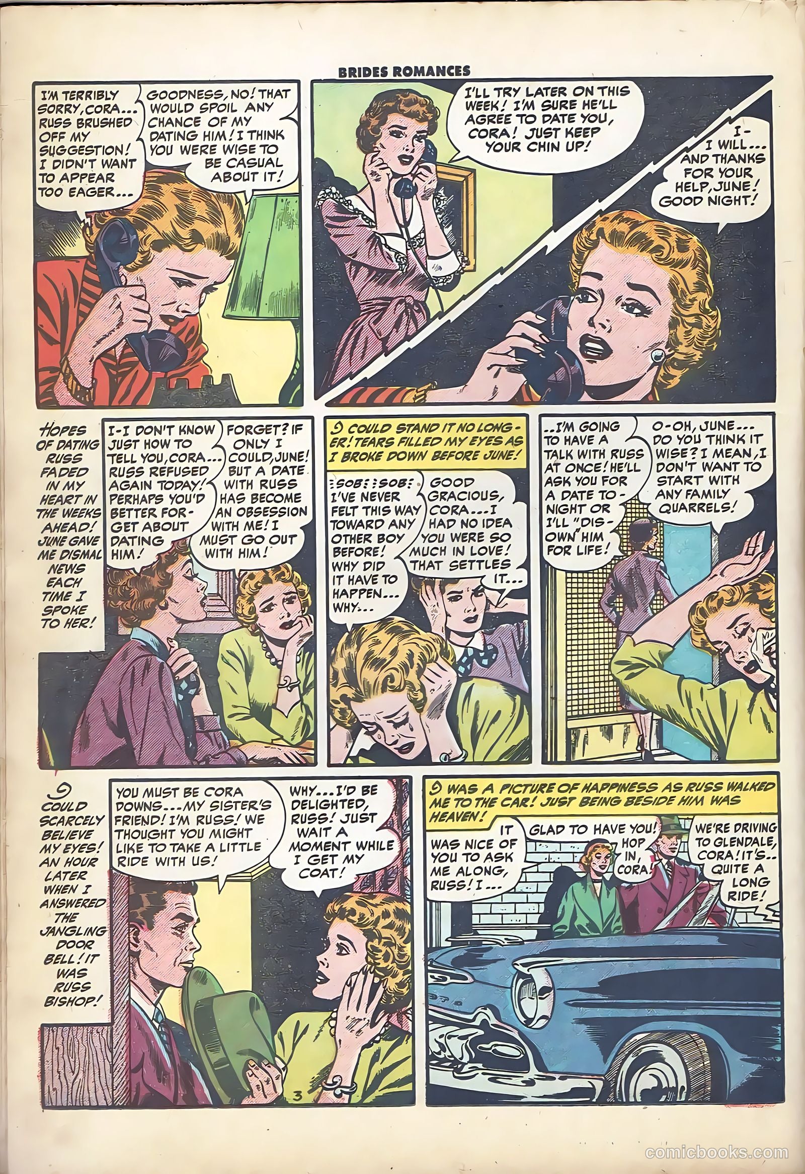 Brides Romances #12 (1955) — page 14 of 36