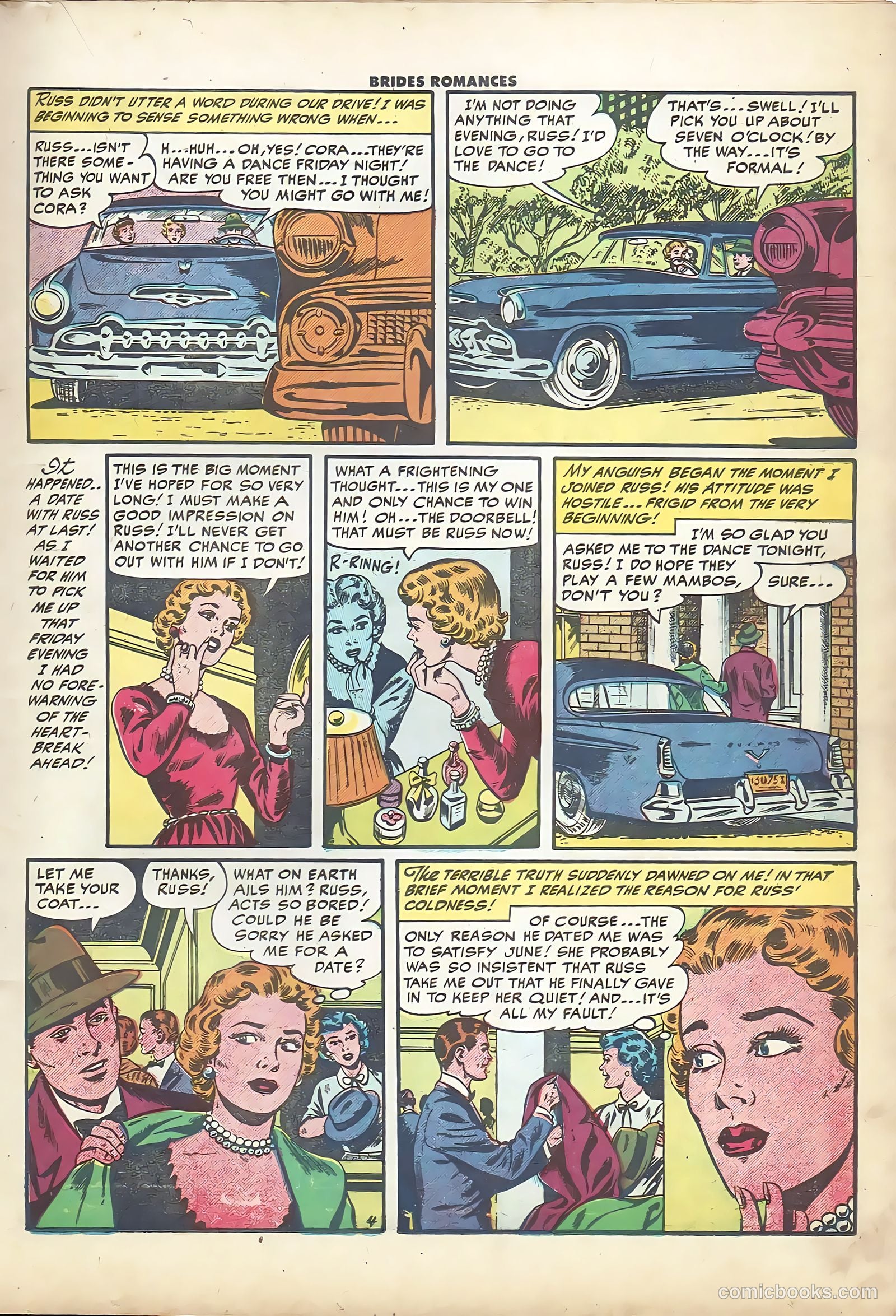 Brides Romances #12 (1955) — page 15 of 36