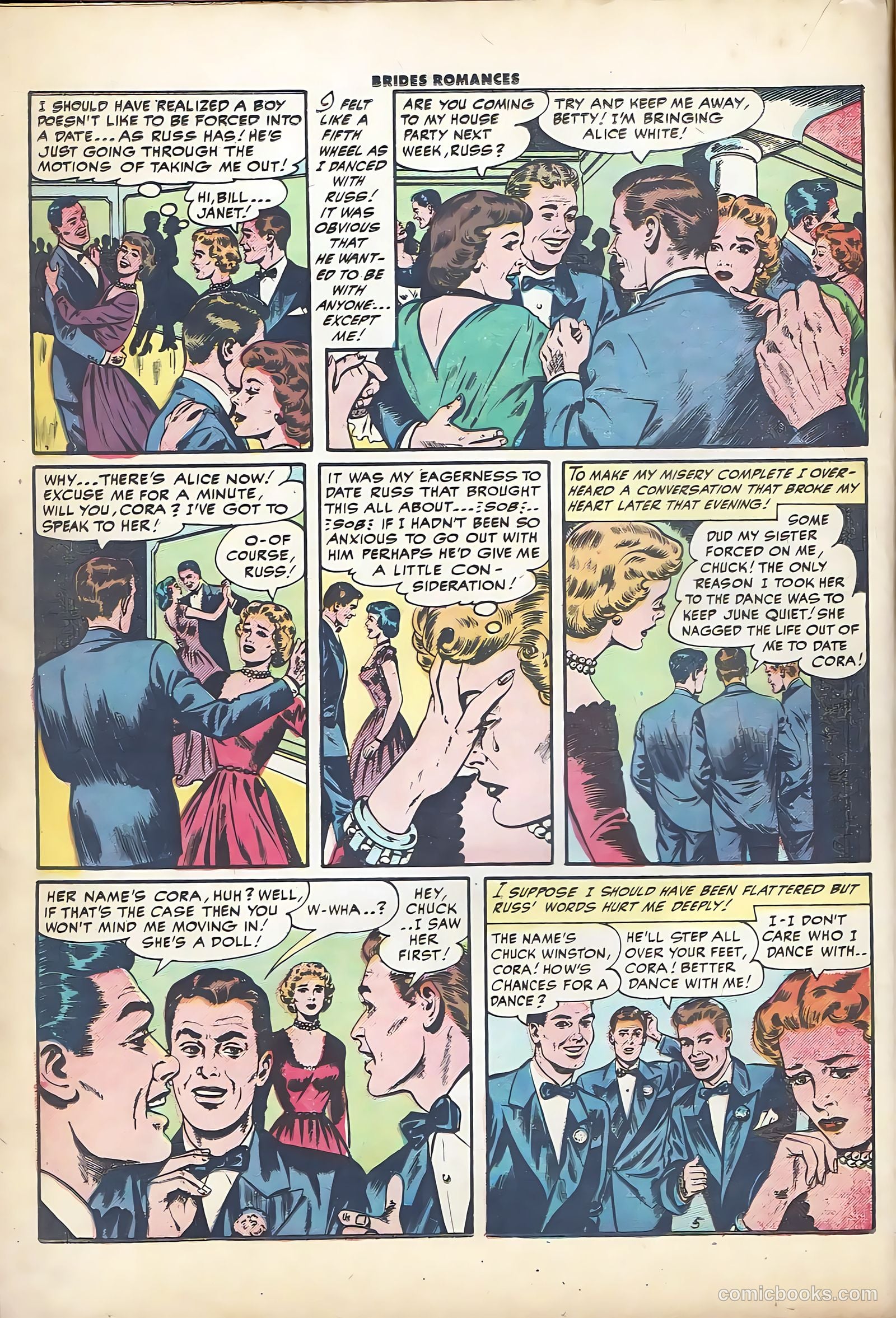 Brides Romances #12 (1955) — page 16 of 36