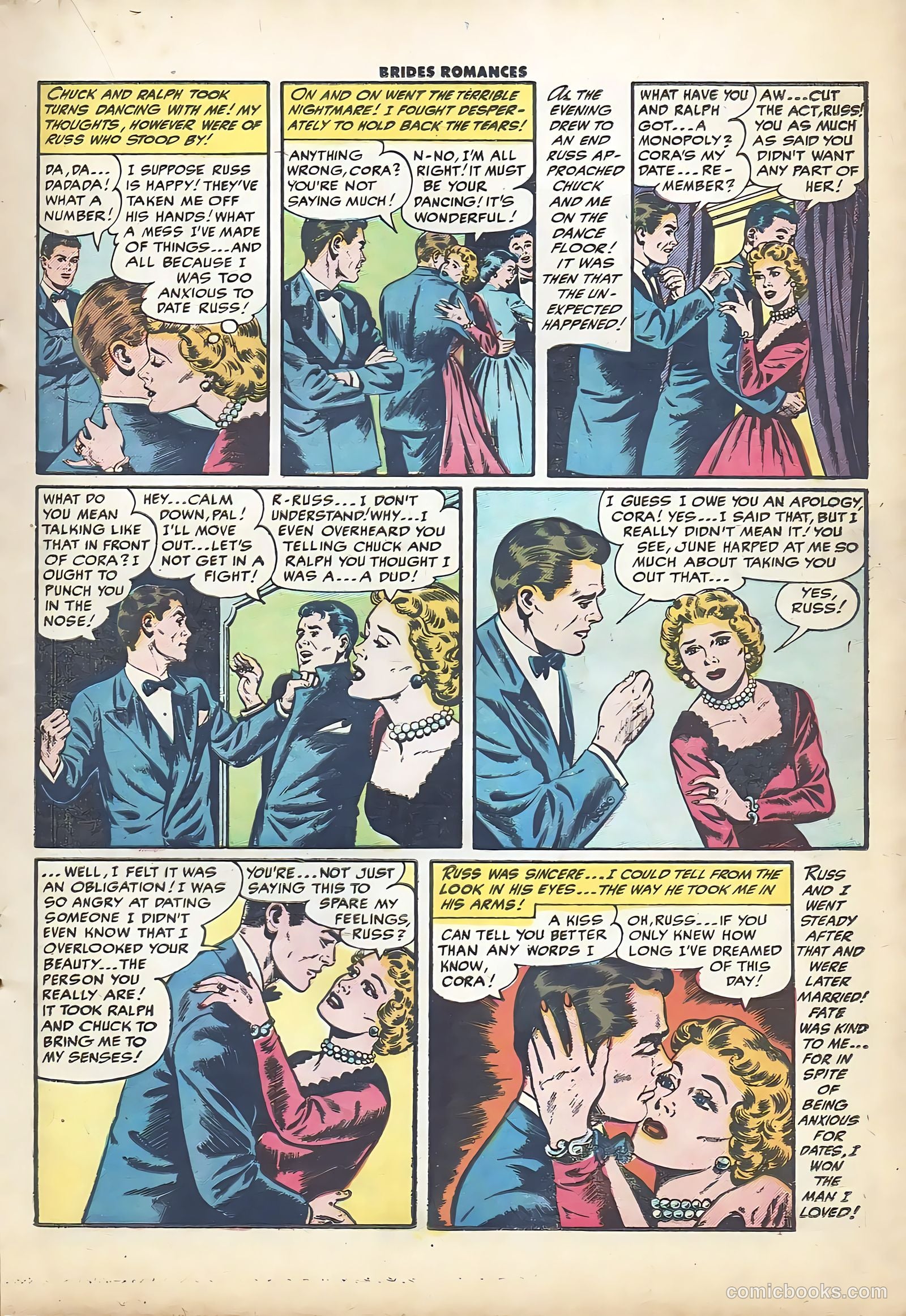 Brides Romances #12 (1955) — page 17 of 36