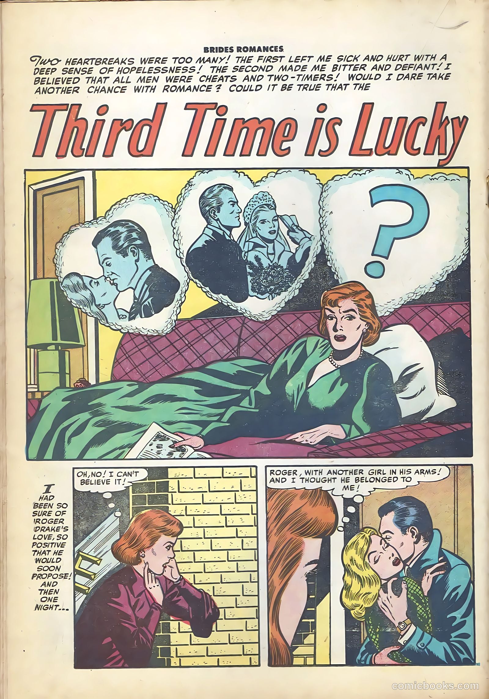 Brides Romances #12 (1955) — page 18 of 36