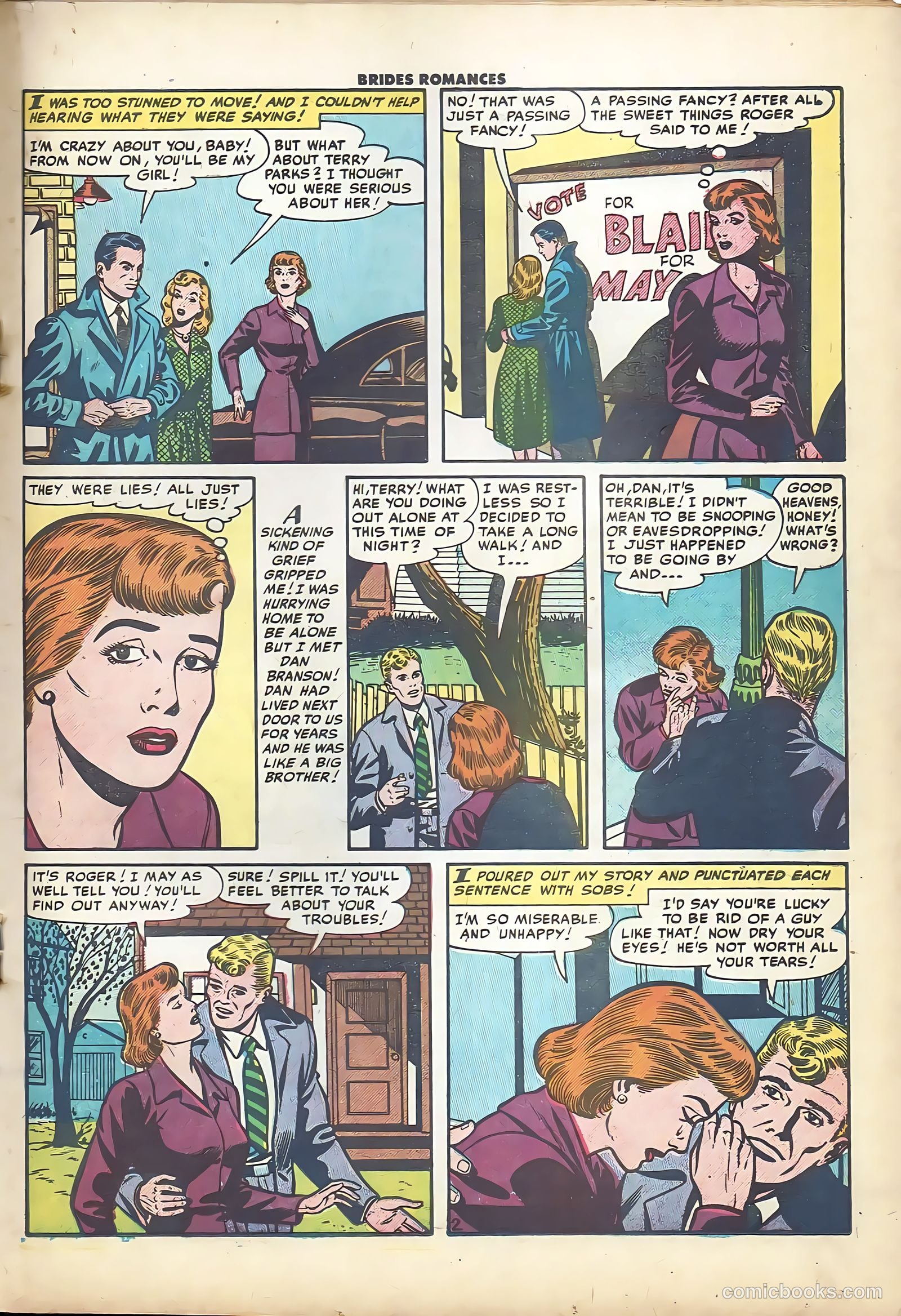 Brides Romances #12 (1955) — page 19 of 36