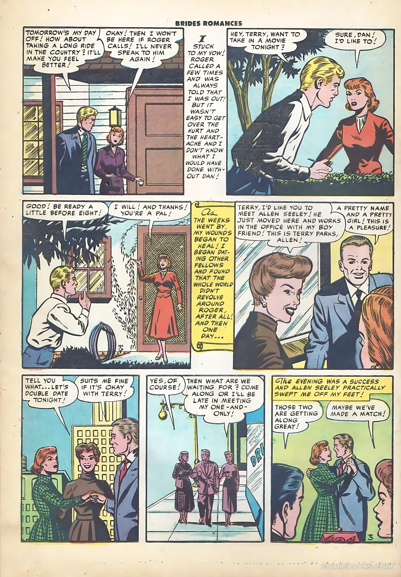 Brides Romances #12 (1955) — page 20 of 36
