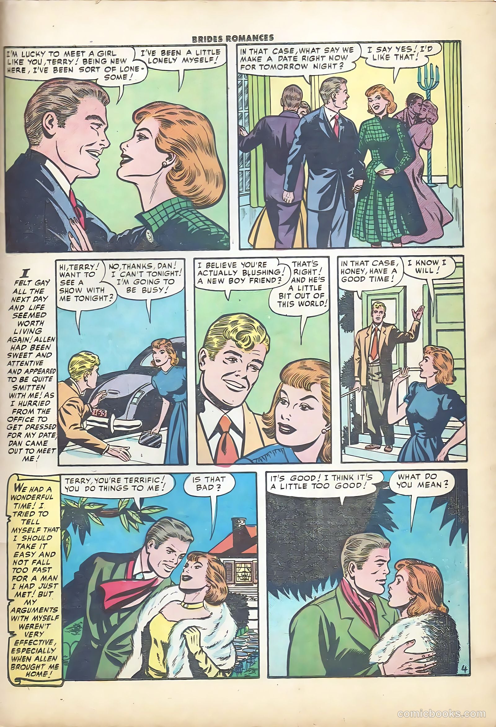 Brides Romances #12 (1955) — page 21 of 36