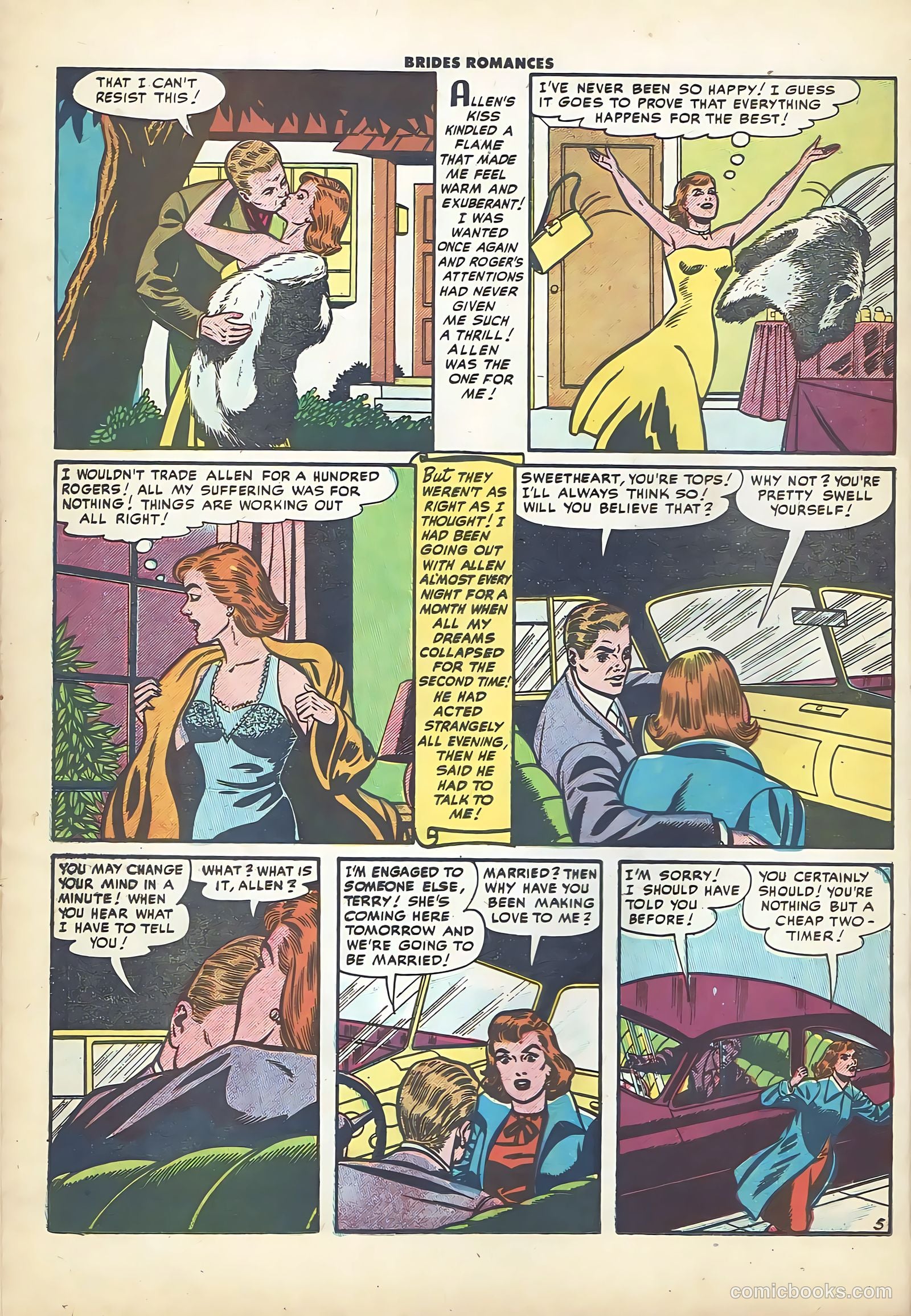 Brides Romances #12 (1955) — page 22 of 36