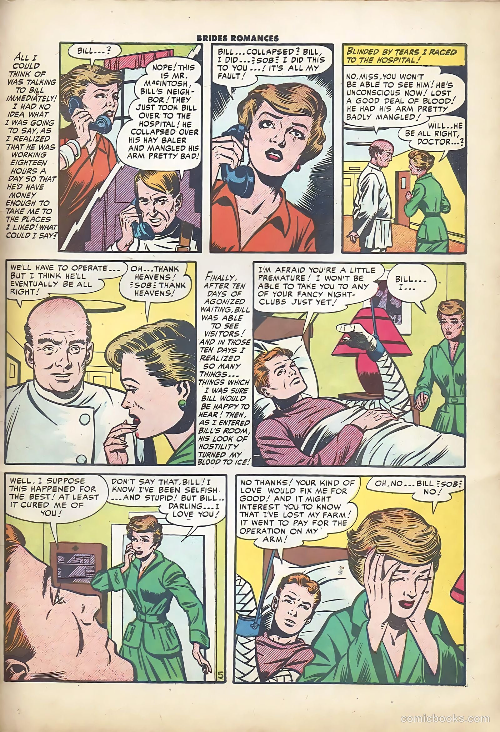 Brides Romances #12 (1955) — page 31 of 36
