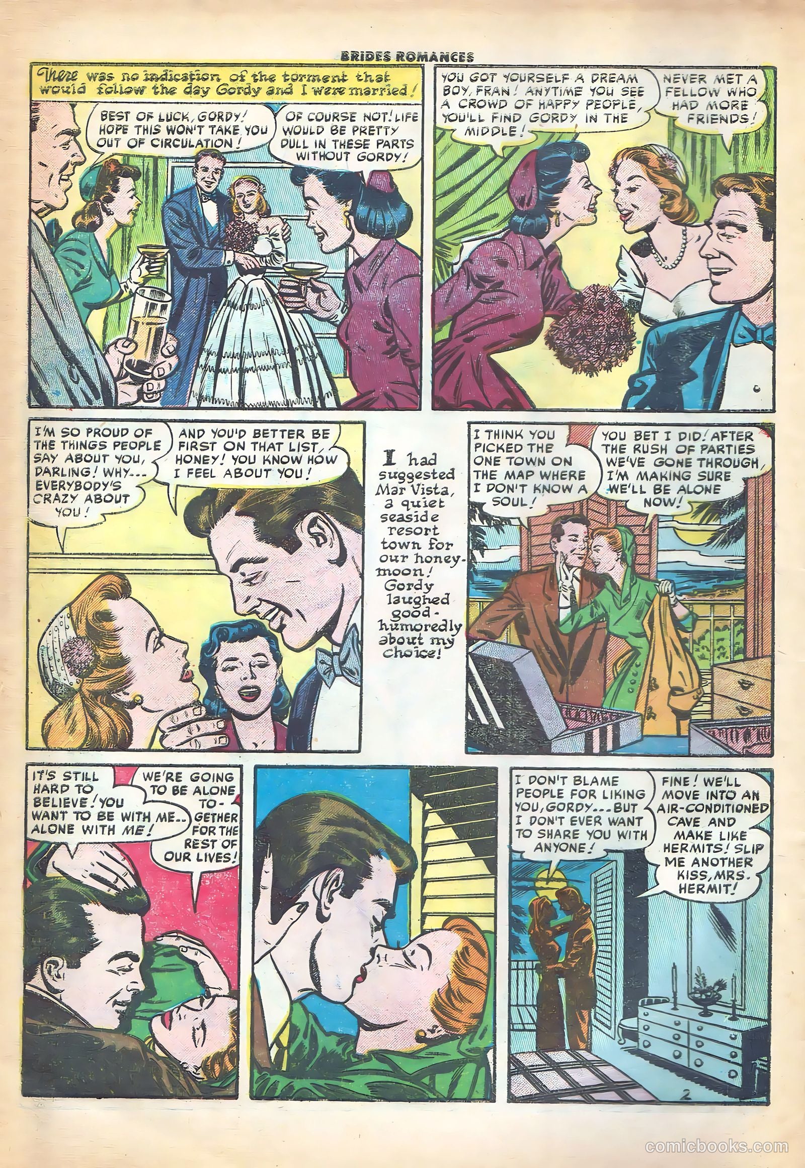 Brides Romances #13 (1955) — page 4 of 36