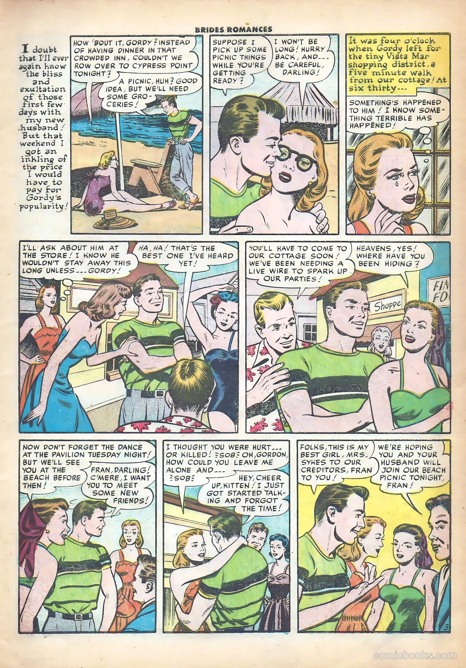 Brides Romances #13 (1955) — page 5 of 36