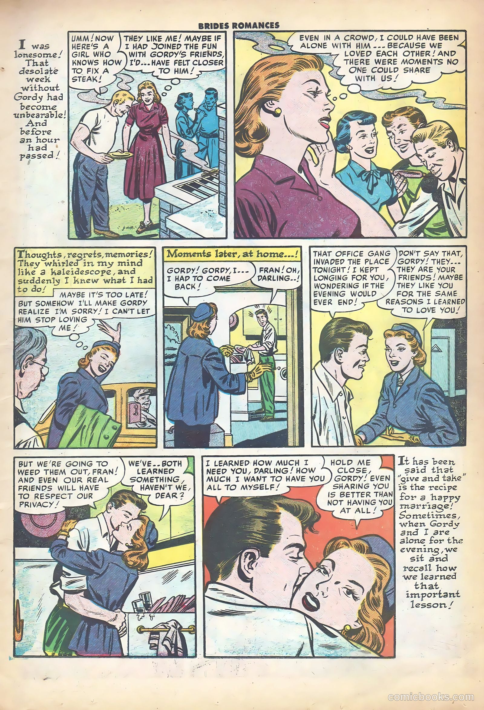 Brides Romances #13 (1955) — page 11 of 36