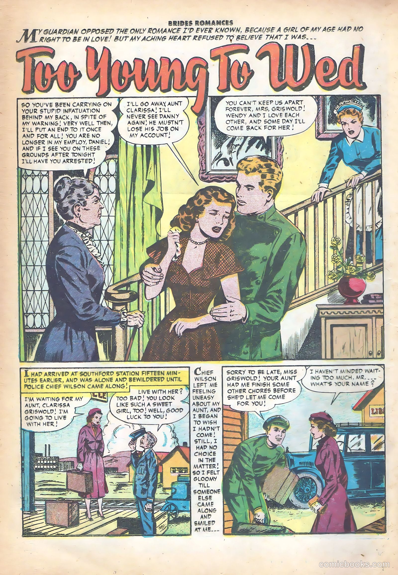 Brides Romances #13 (1955) — page 12 of 36