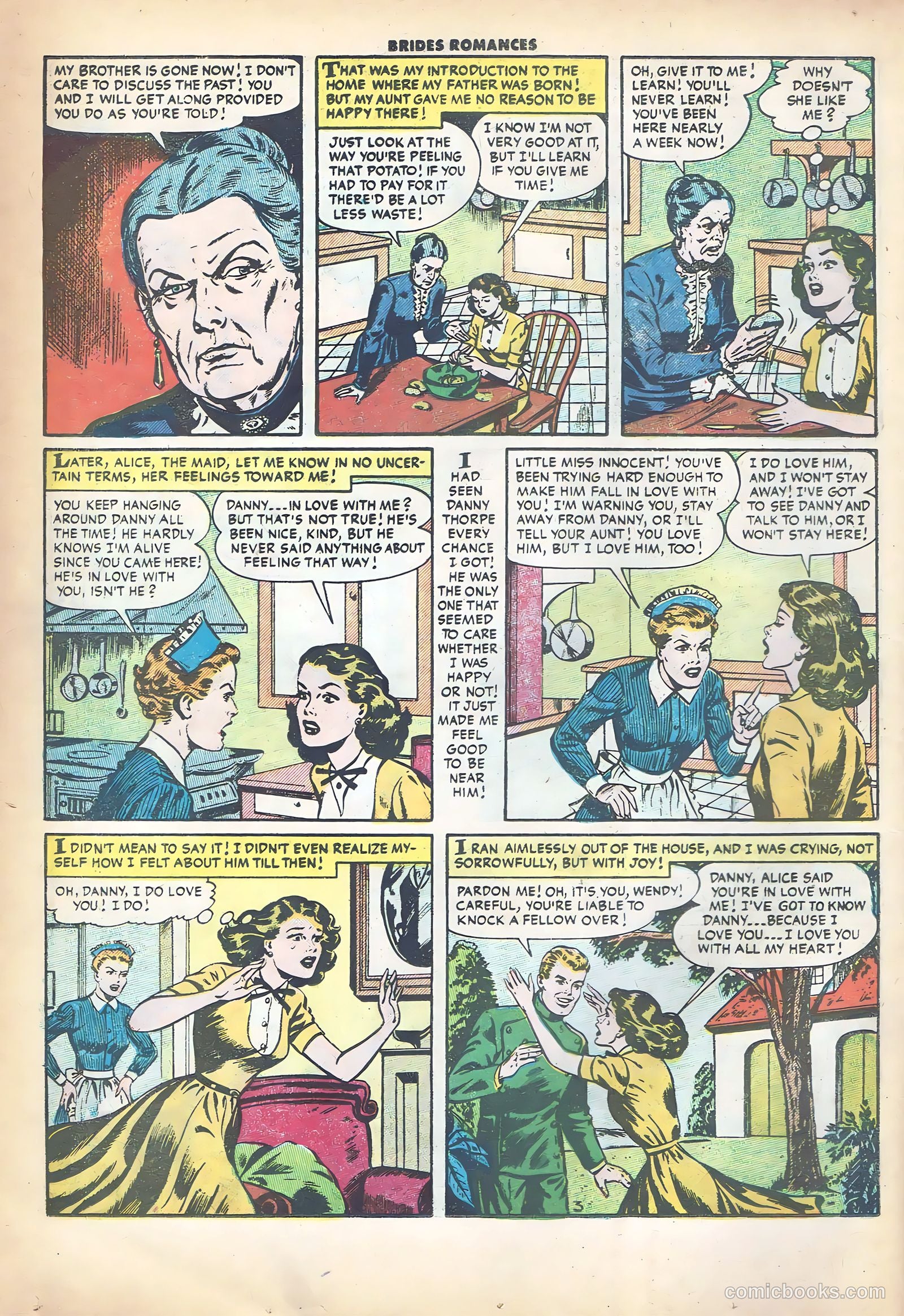 Brides Romances #13 (1955) — page 14 of 36