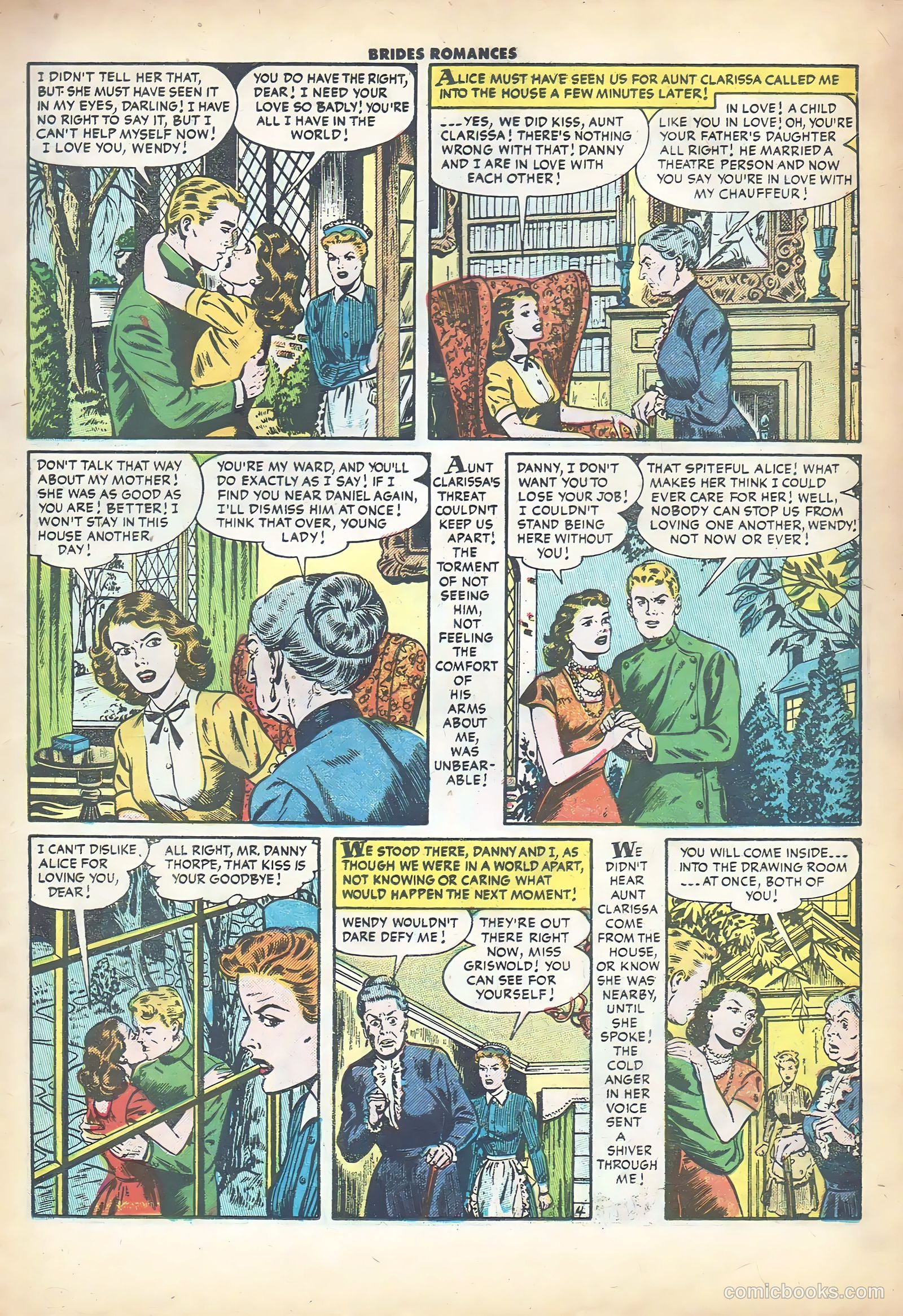 Brides Romances #13 (1955) — page 15 of 36