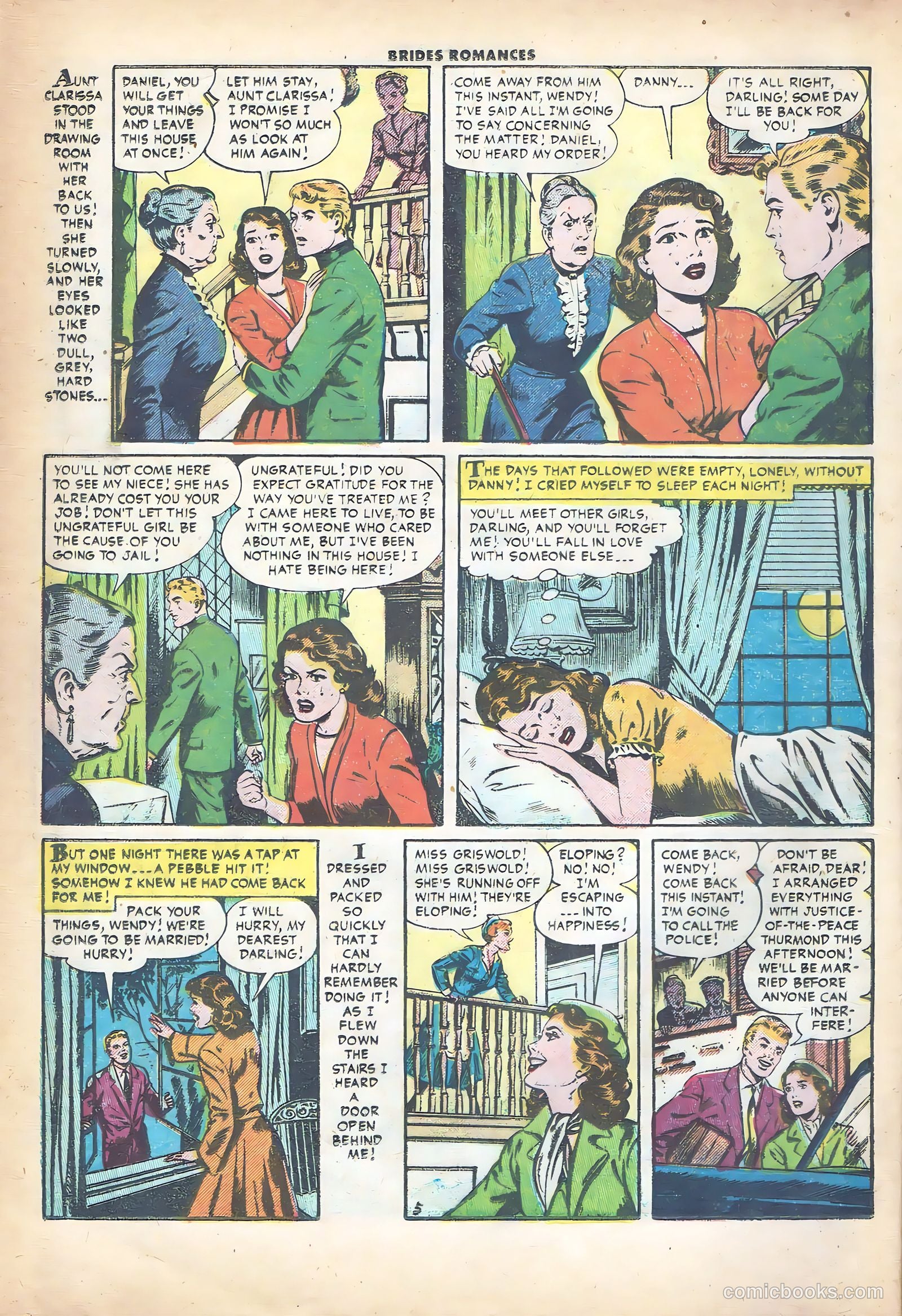 Brides Romances #13 (1955) — page 16 of 36