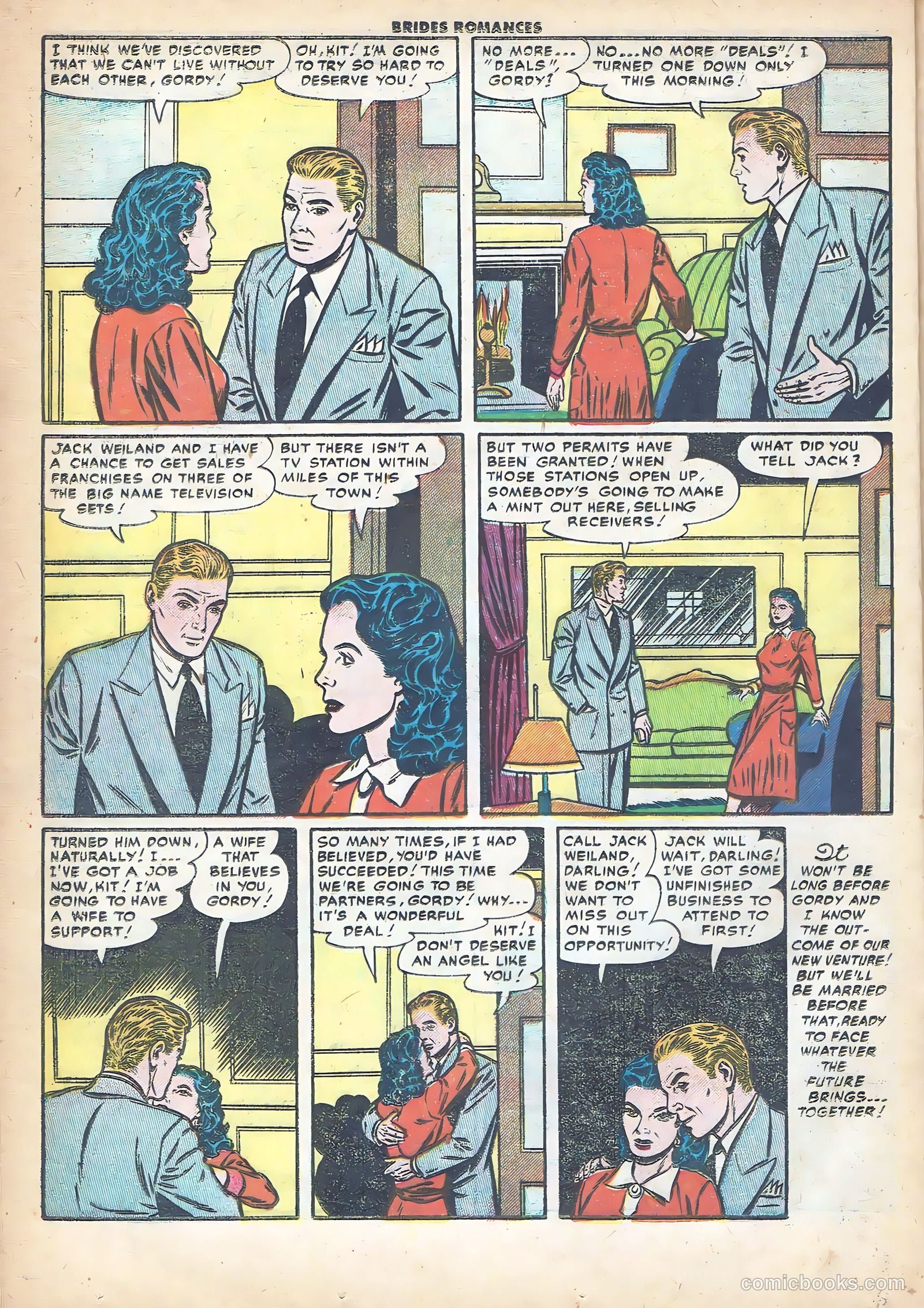 Brides Romances #13 (1955) — page 24 of 36