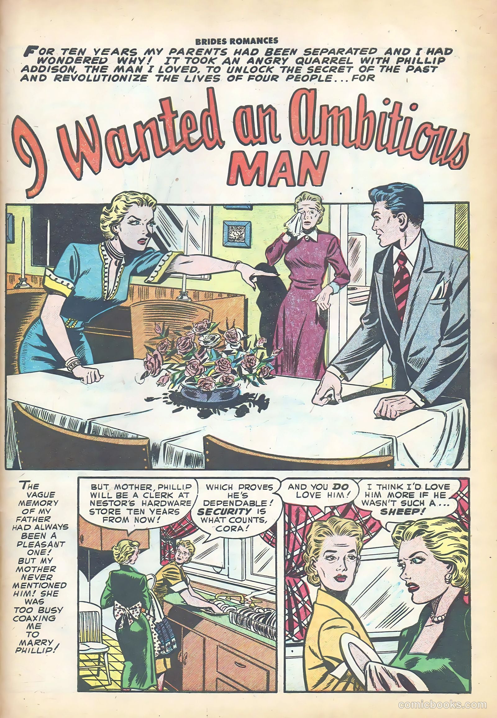 Brides Romances #13 (1955) — page 27 of 36