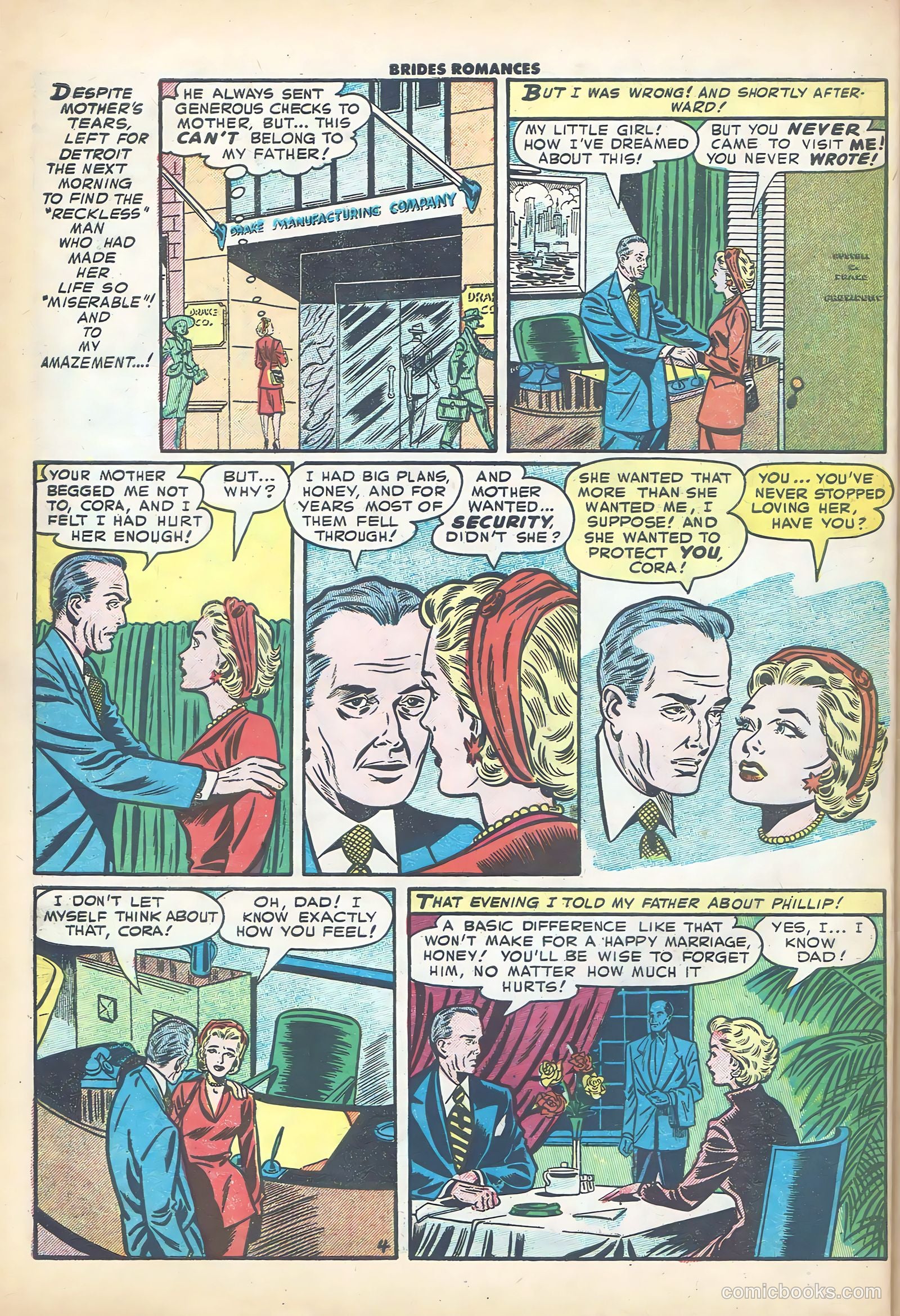 Brides Romances #13 (1955) — page 30 of 36