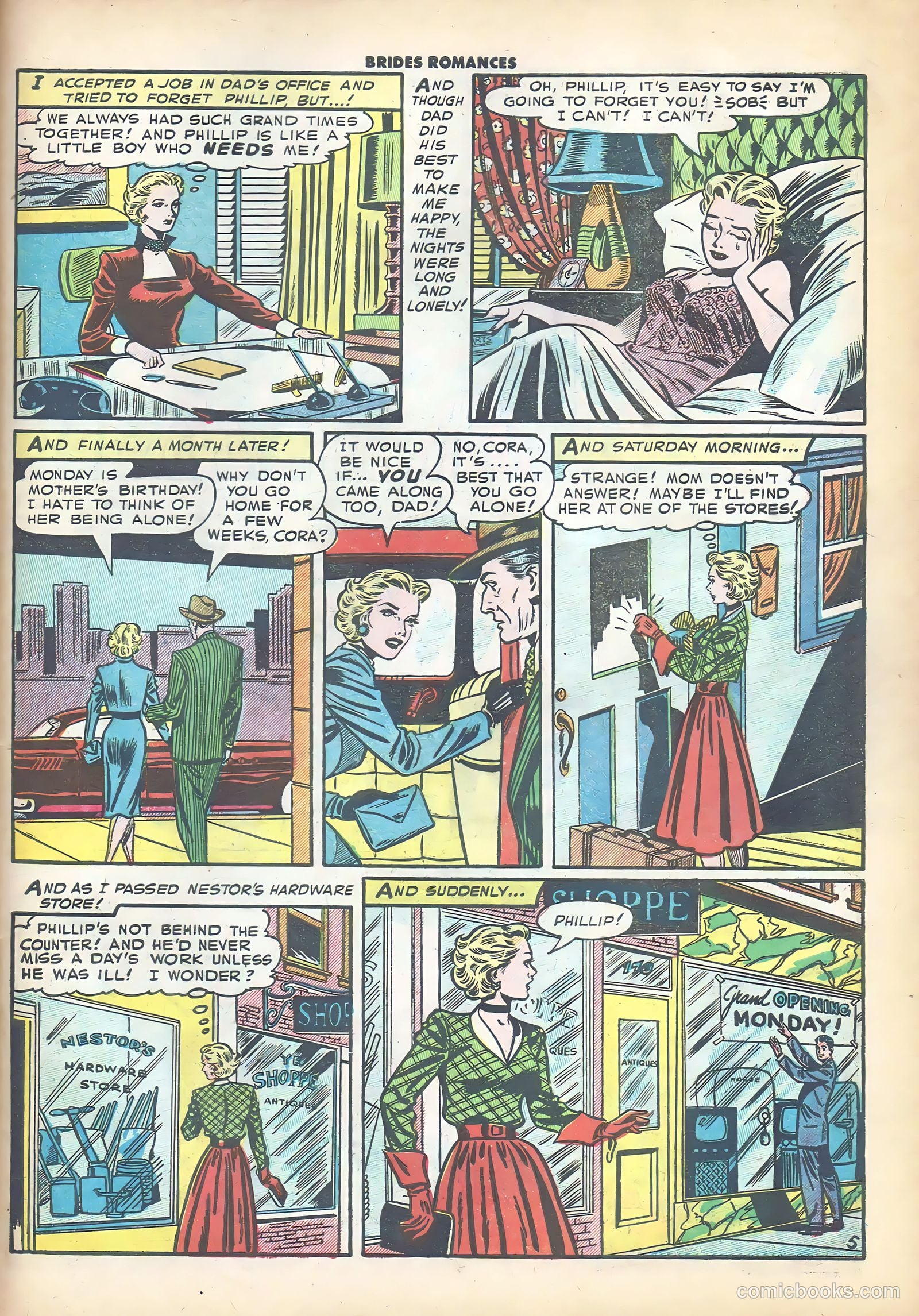 Brides Romances #13 (1955) — page 31 of 36