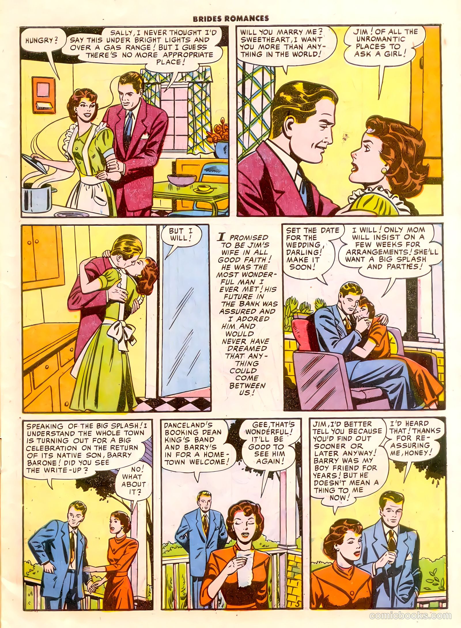 Brides Romances #14 (1955) — page 7 of 36