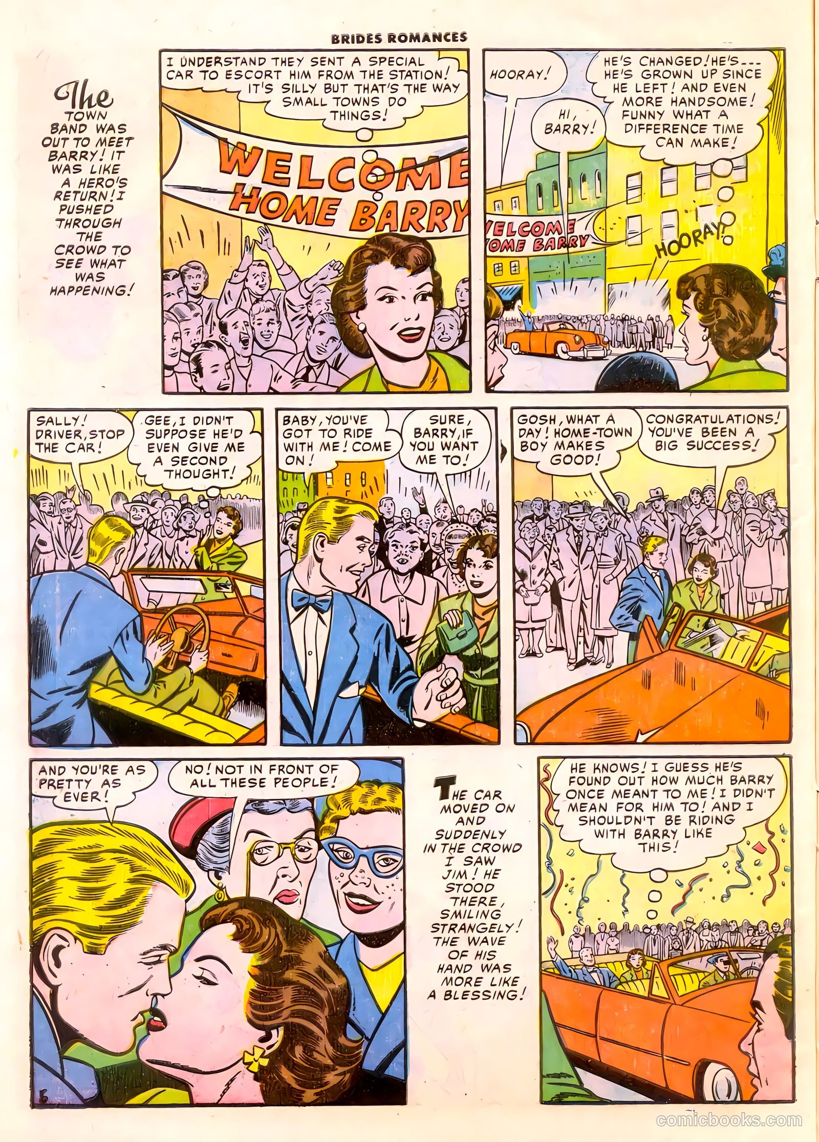 Brides Romances #14 (1955) — page 8 of 36