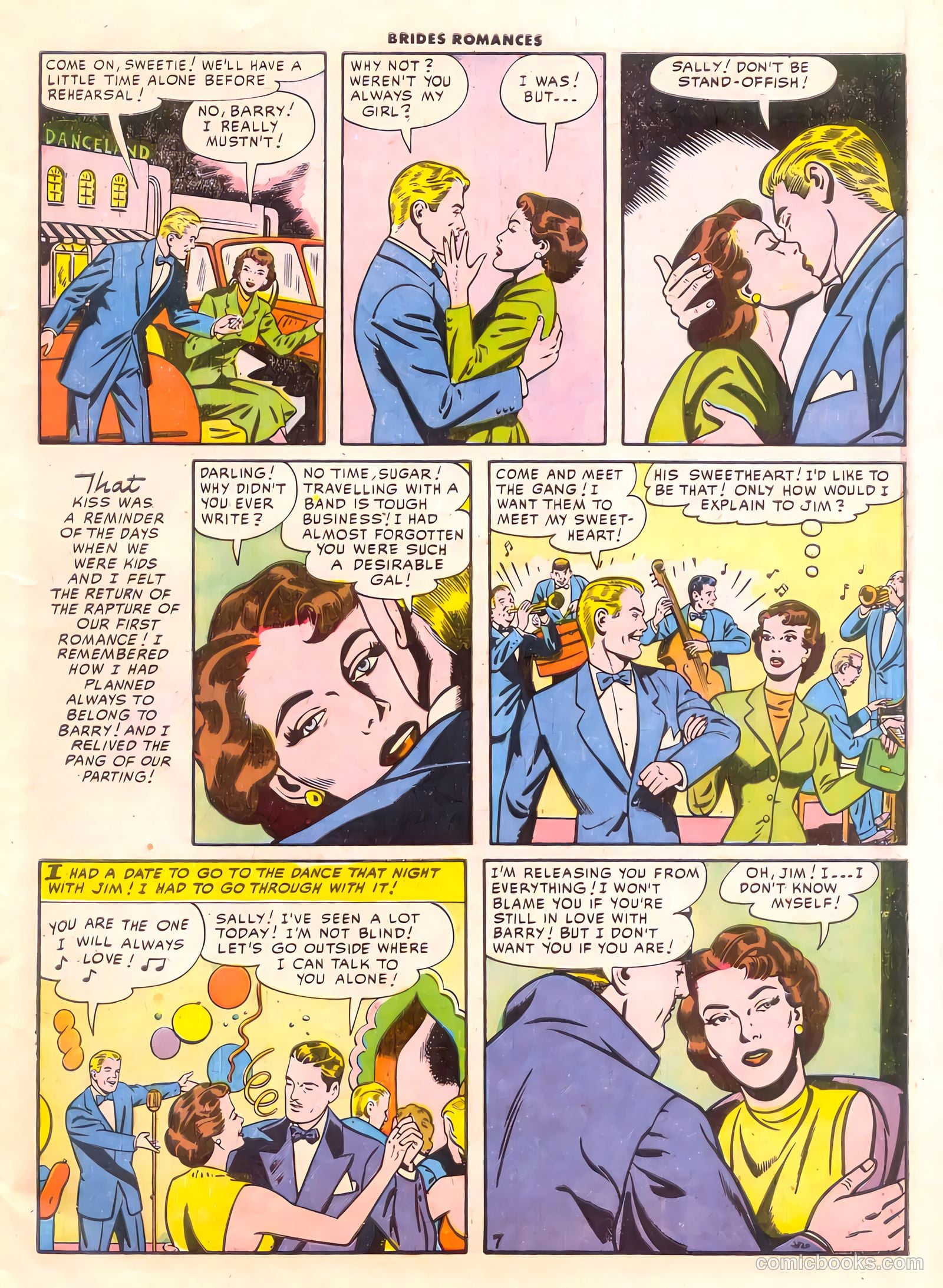Brides Romances #14 (1955) — page 9 of 36