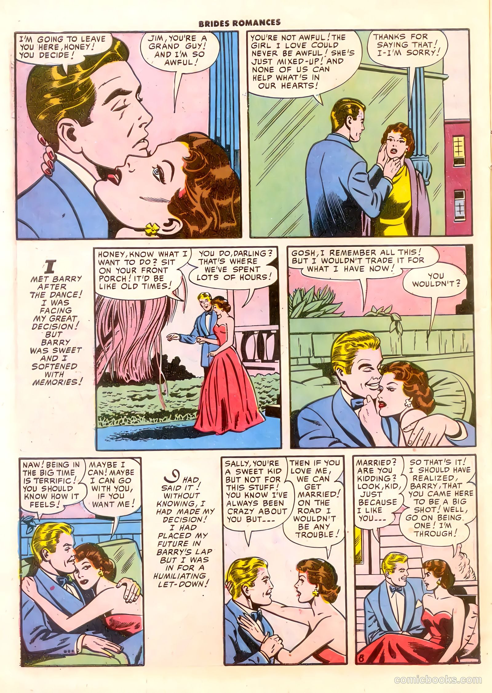 Brides Romances #14 (1955) — page 10 of 36