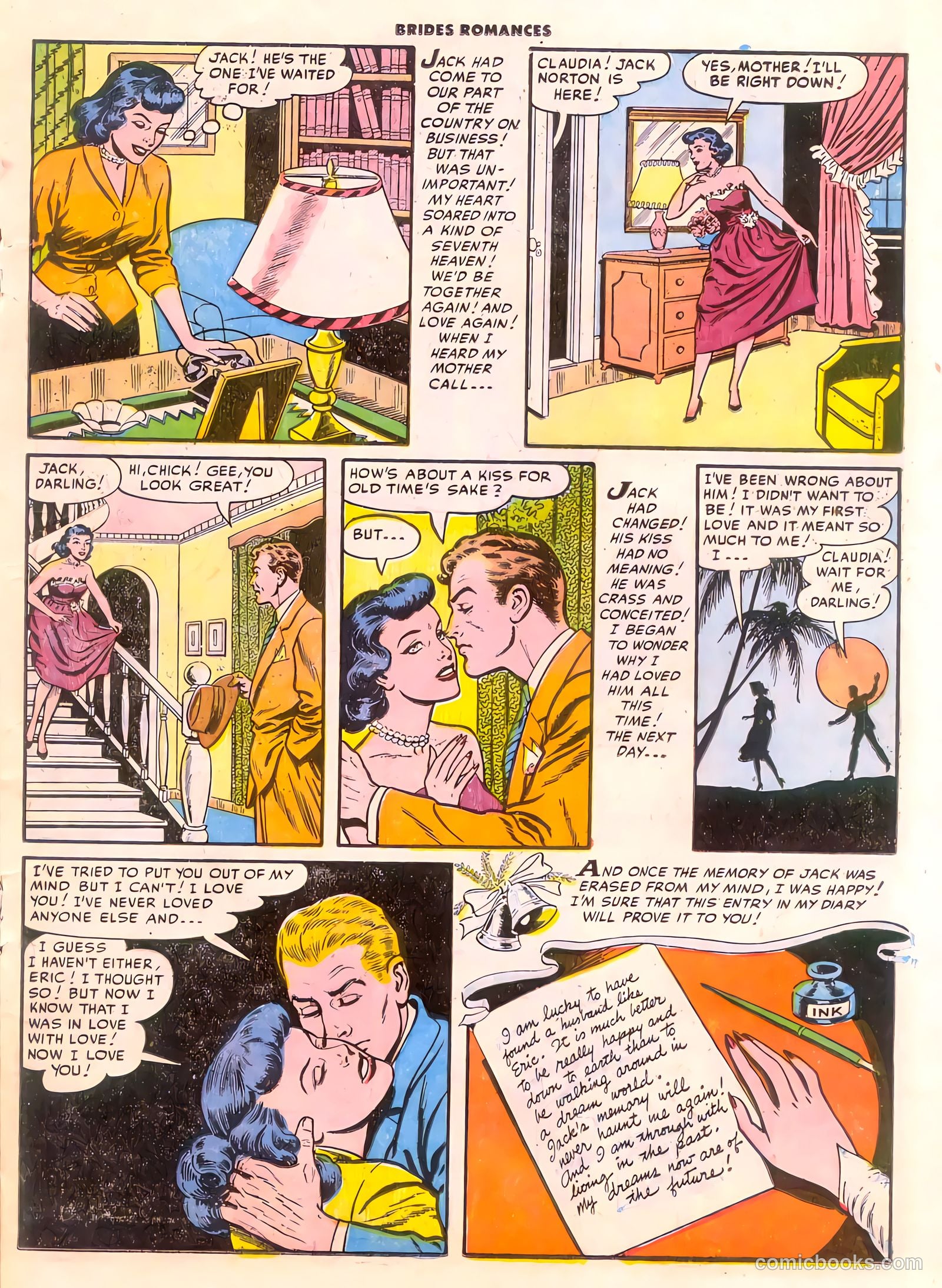 Brides Romances #14 (1955) — page 17 of 36