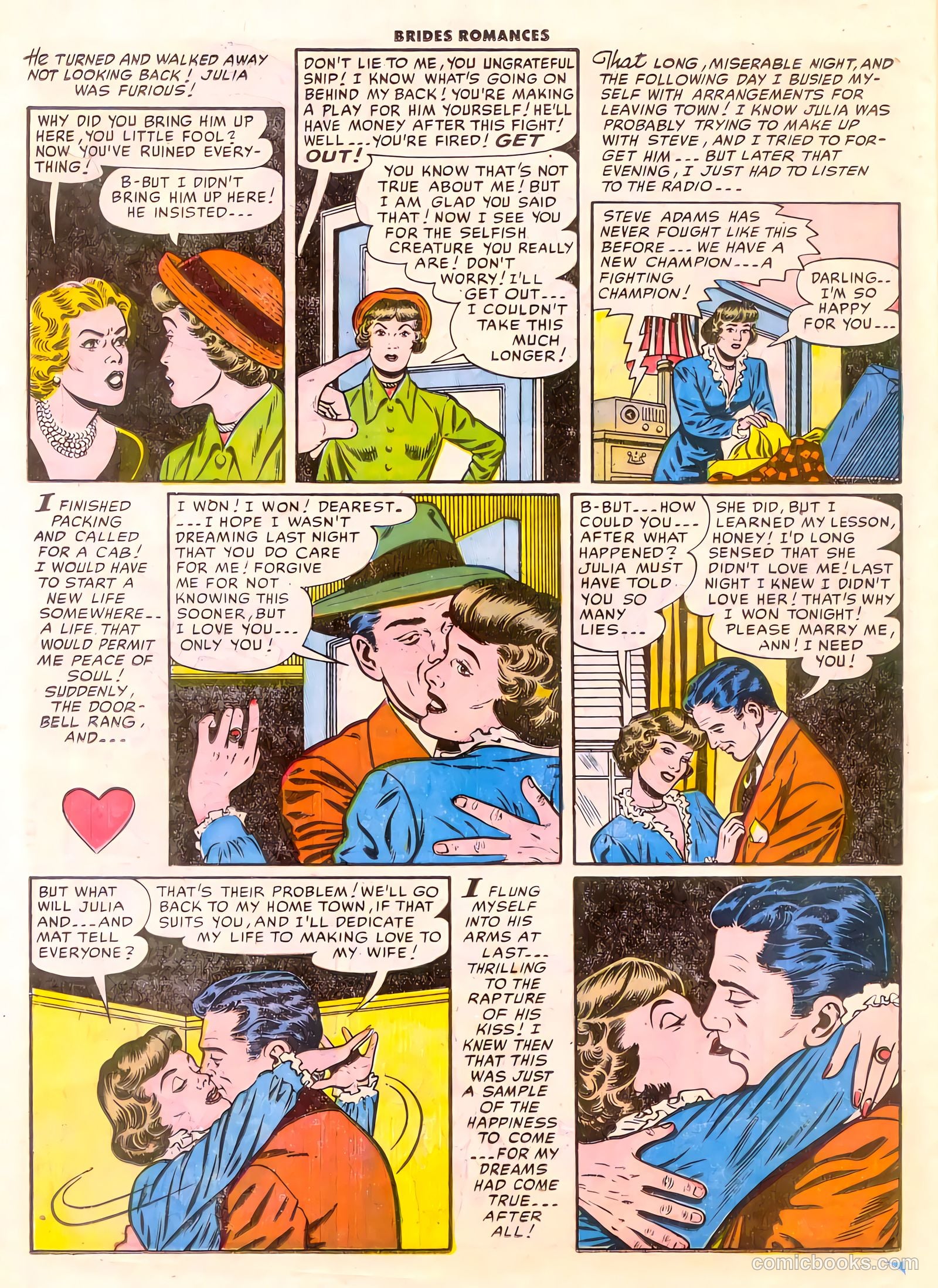 Brides Romances #14 (1955) — page 24 of 36