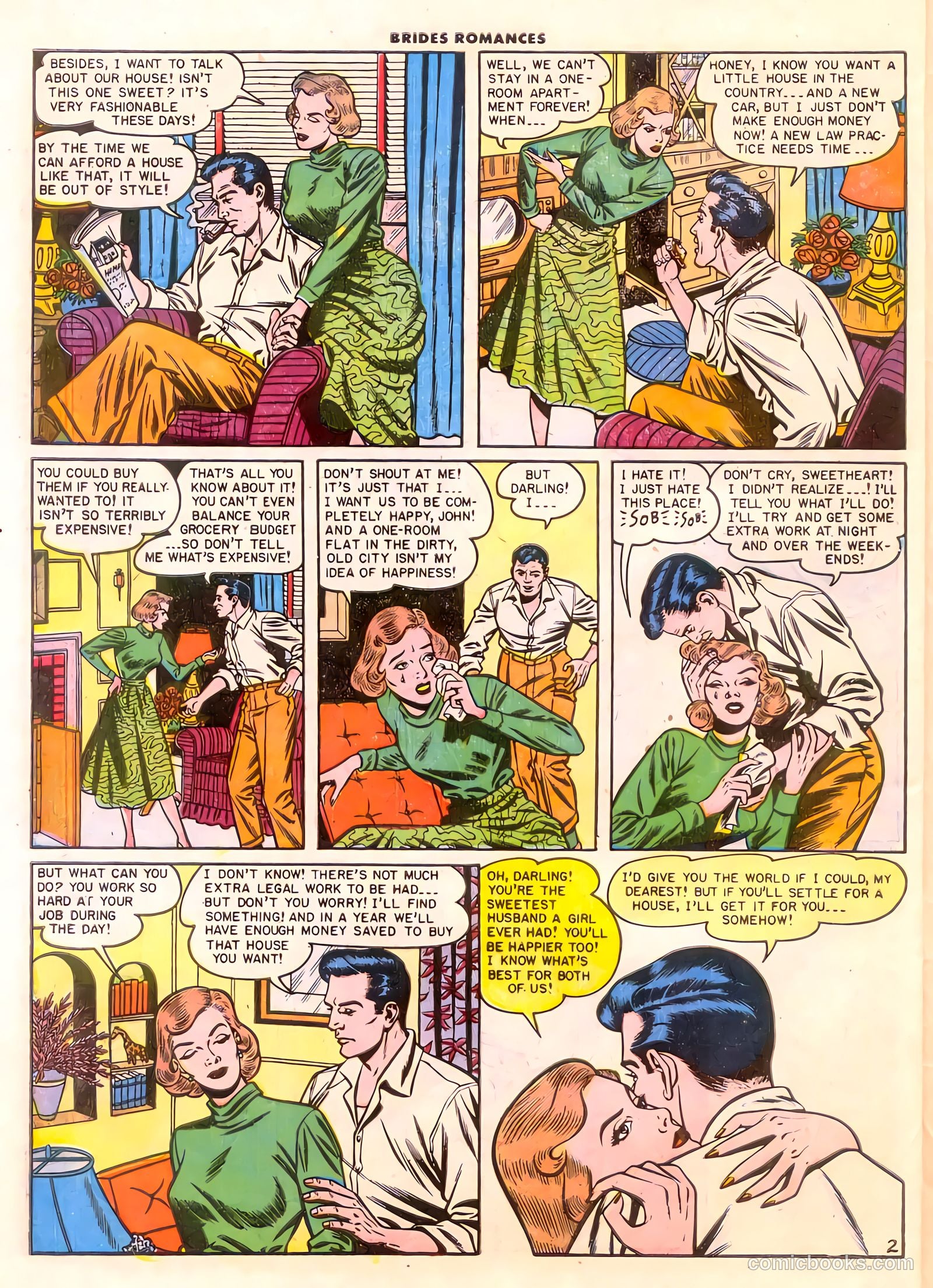Brides Romances #14 (1955) — page 28 of 36
