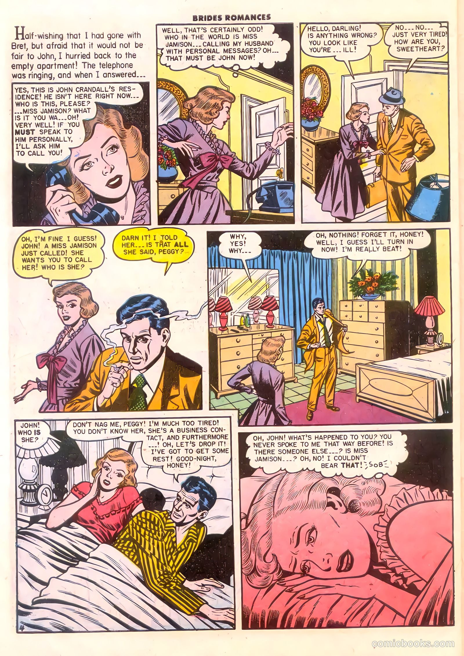 Brides Romances #14 (1955) — page 30 of 36