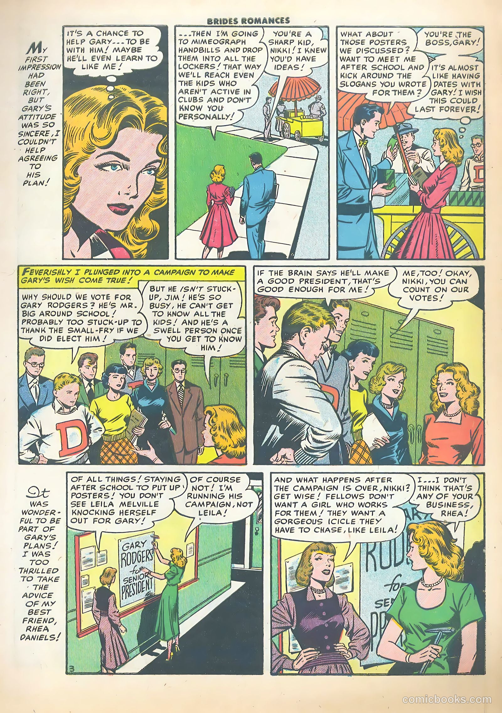 Brides Romances #15 (1955) — page 5 of 36