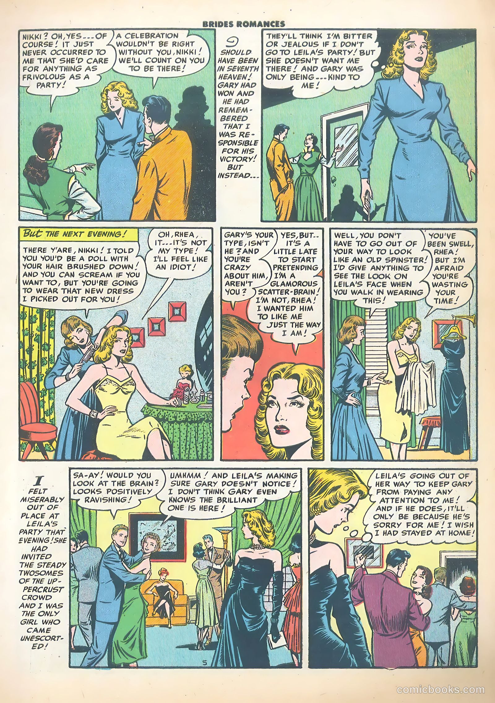 Brides Romances #15 (1955) — page 7 of 36