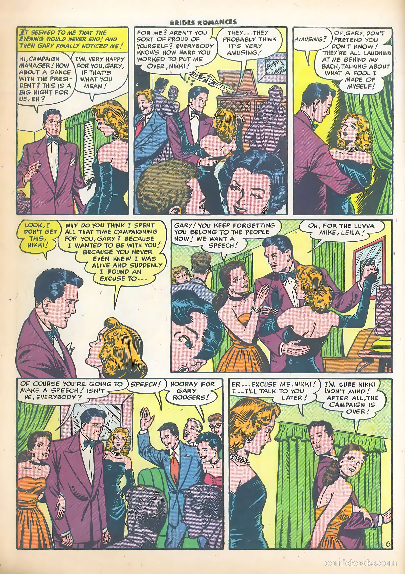 Brides Romances #15 (1955) — page 8 of 36