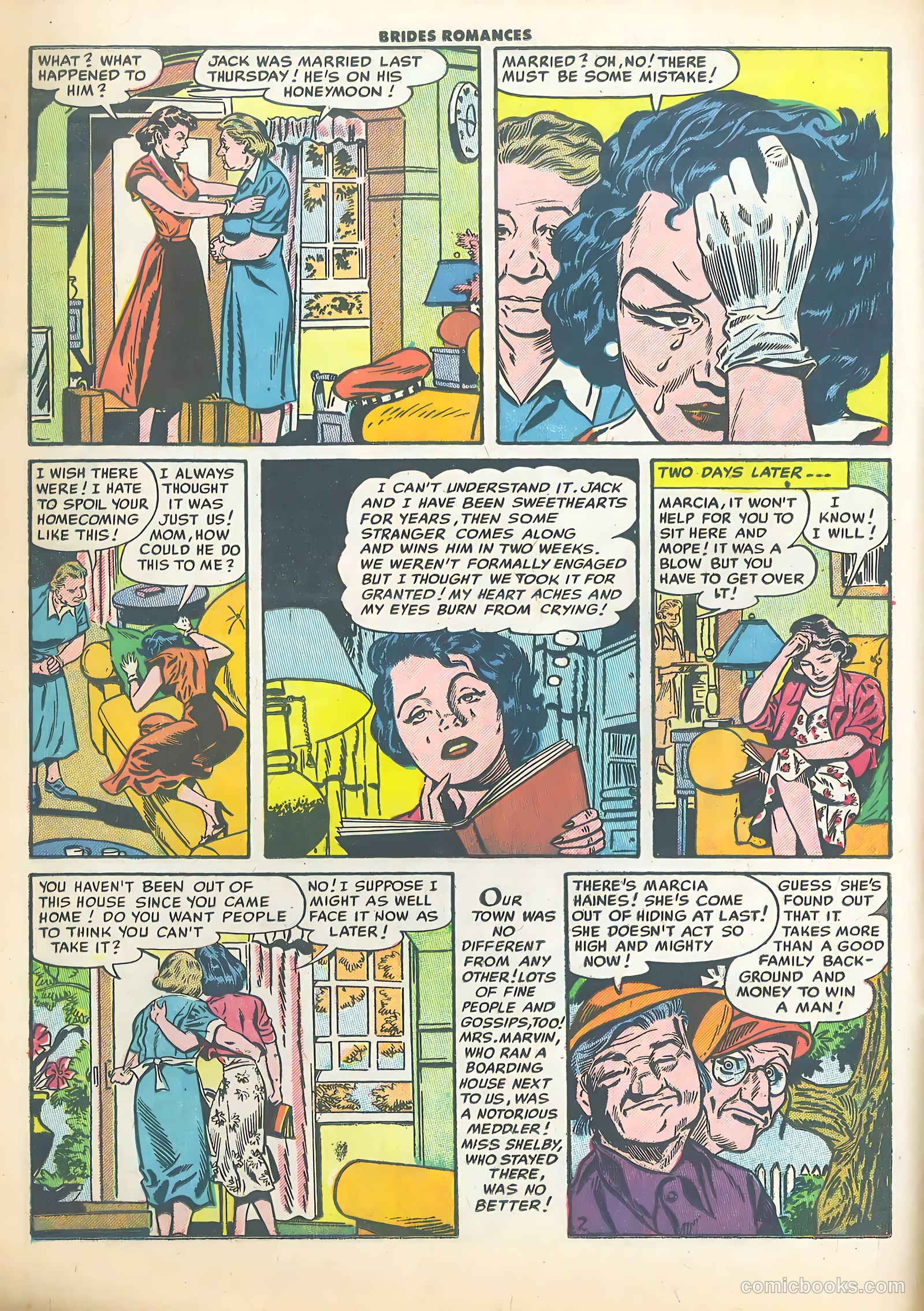 Brides Romances #15 (1955) — page 12 of 36