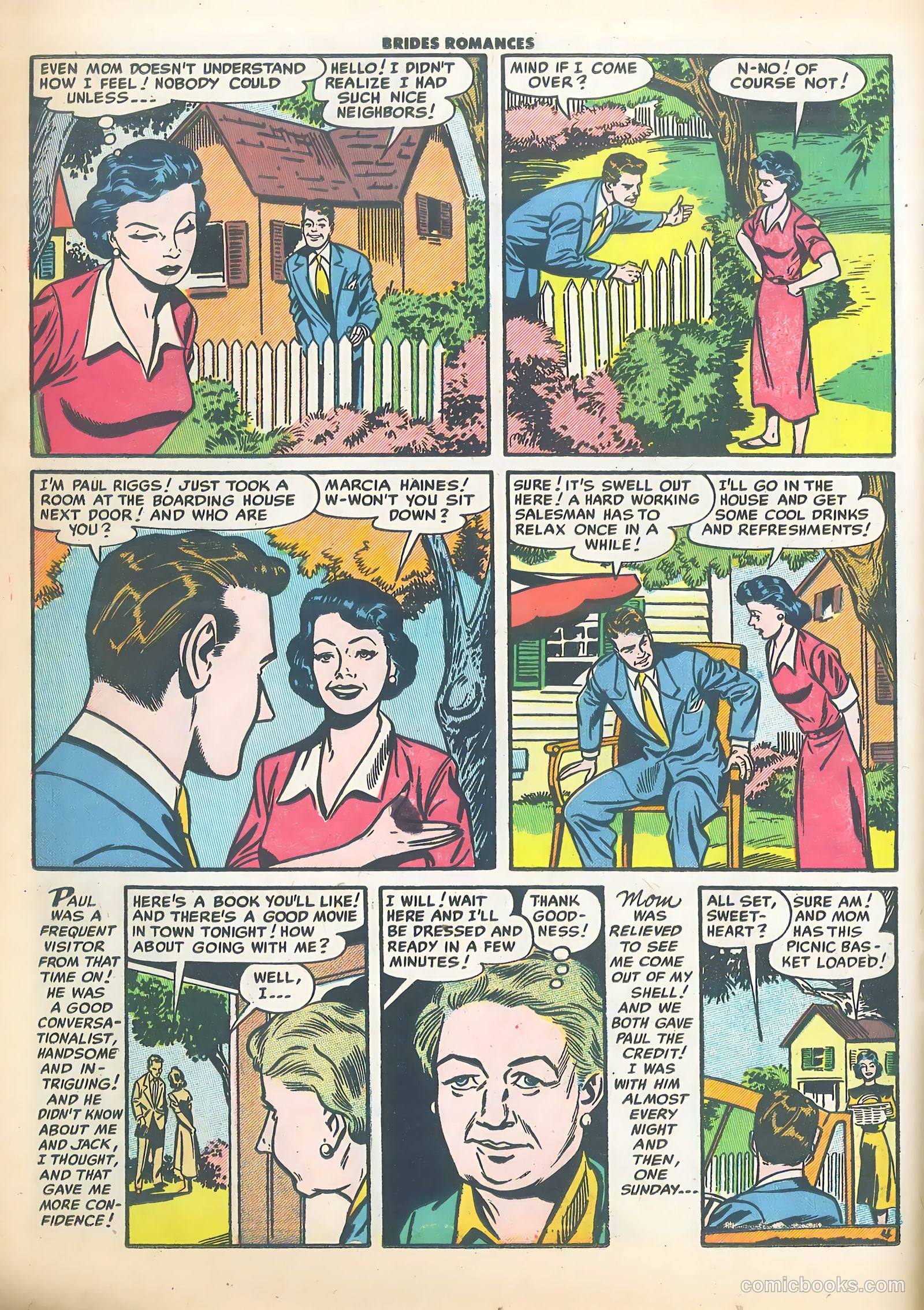 Brides Romances #15 (1955) — page 14 of 36
