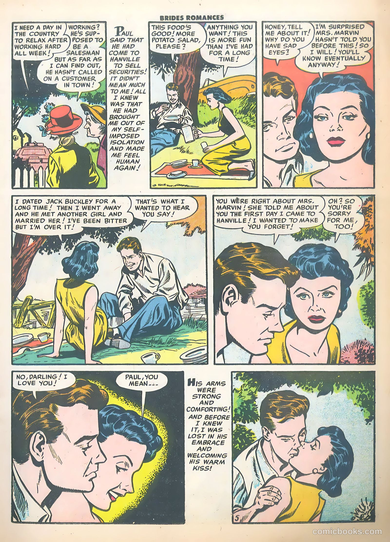 Brides Romances #15 (1955) — page 15 of 36