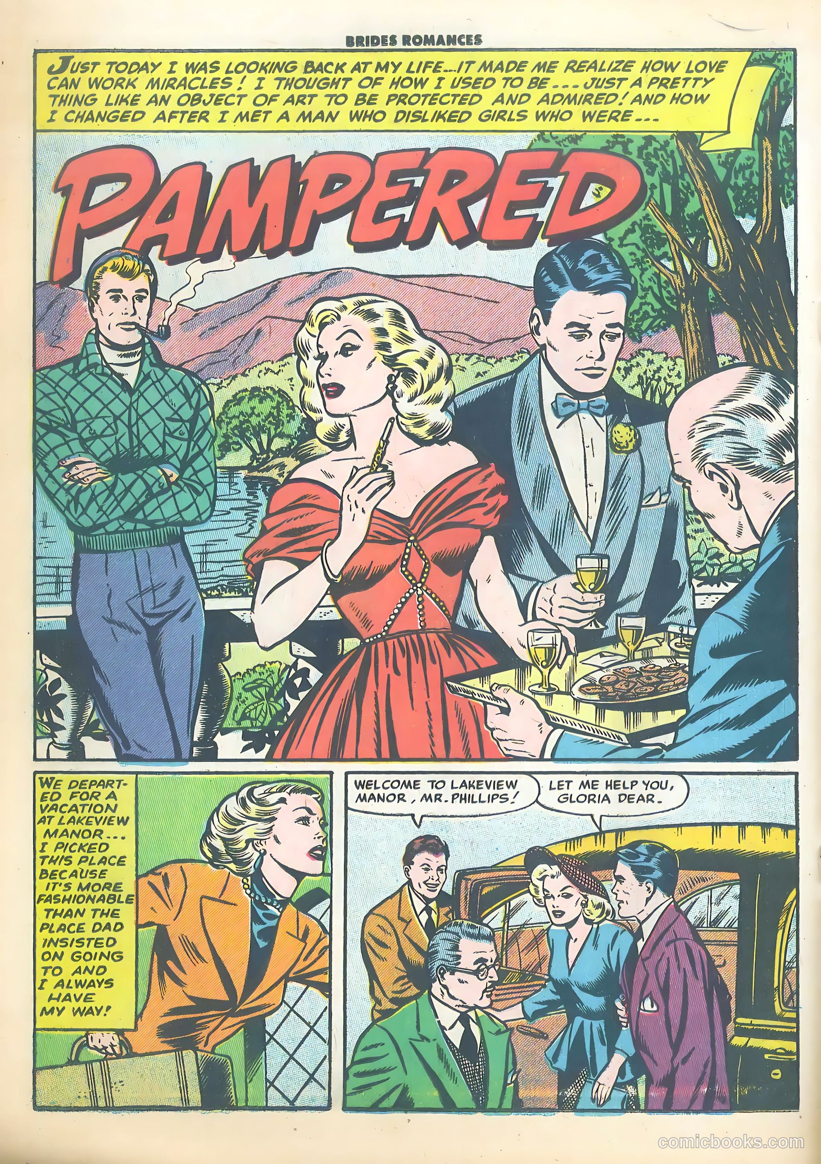 Brides Romances #15 (1955) — page 18 of 36