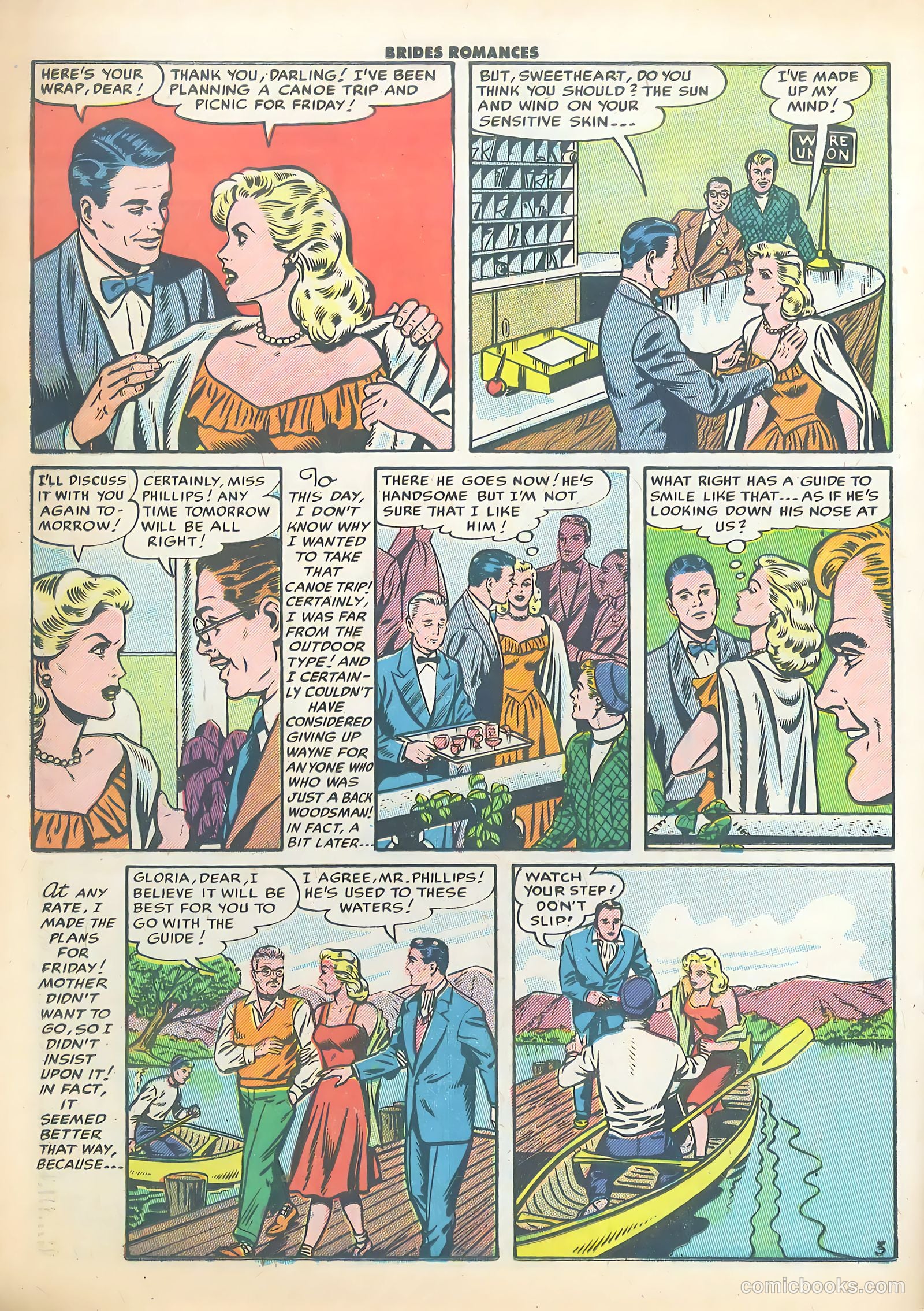 Brides Romances #15 (1955) — page 20 of 36