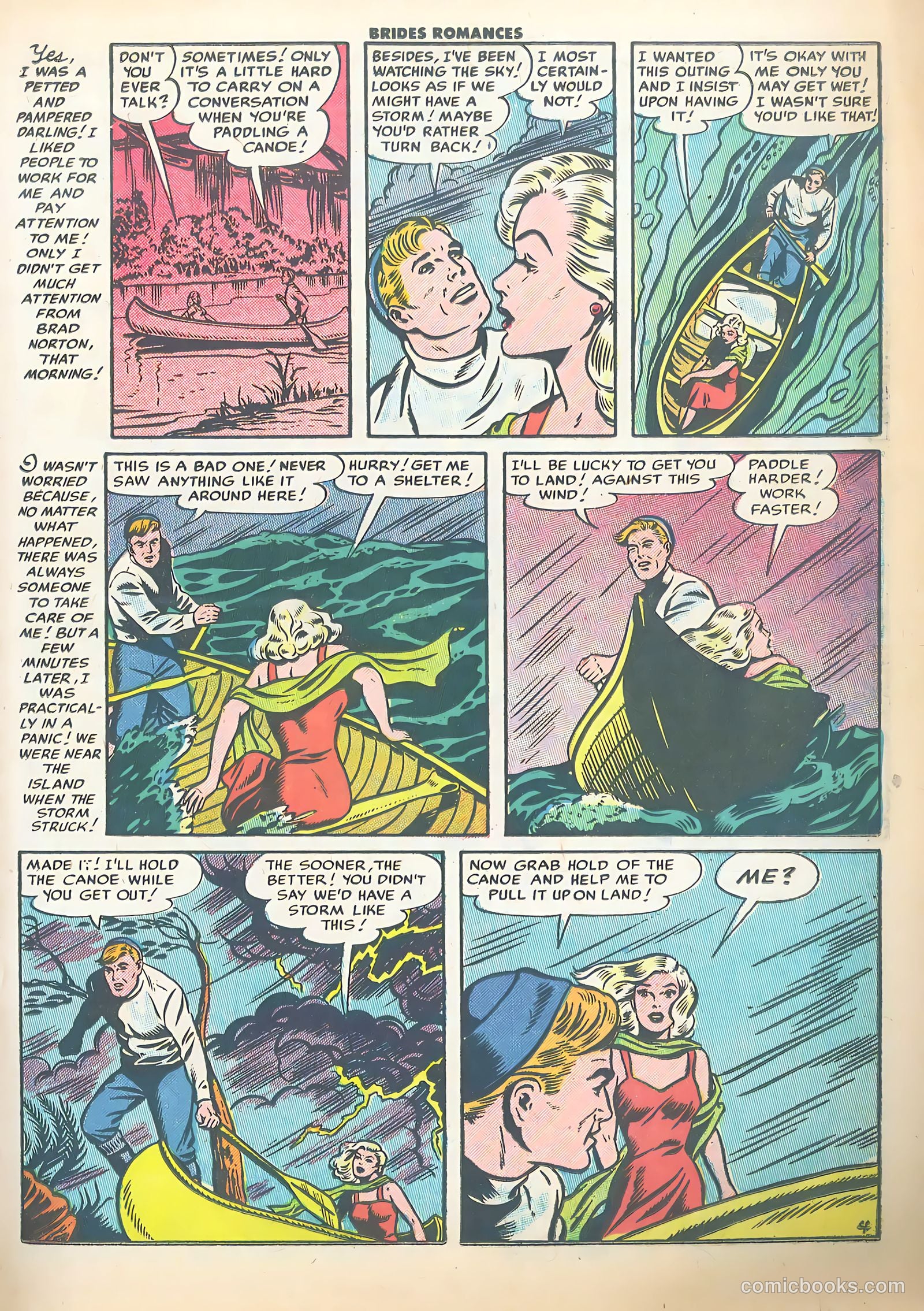 Brides Romances #15 (1955) — page 21 of 36