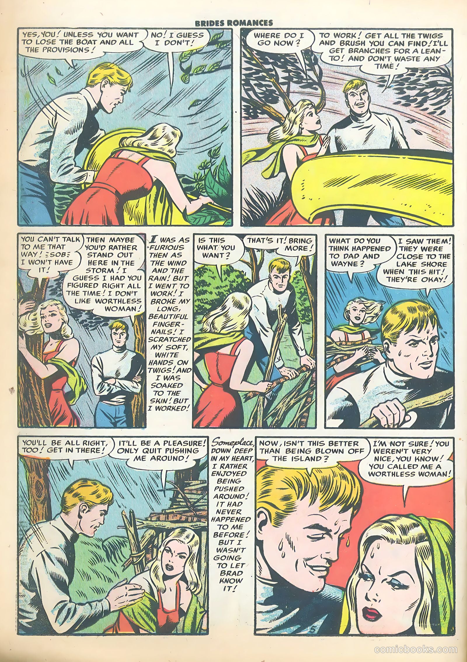 Brides Romances #15 (1955) — page 22 of 36