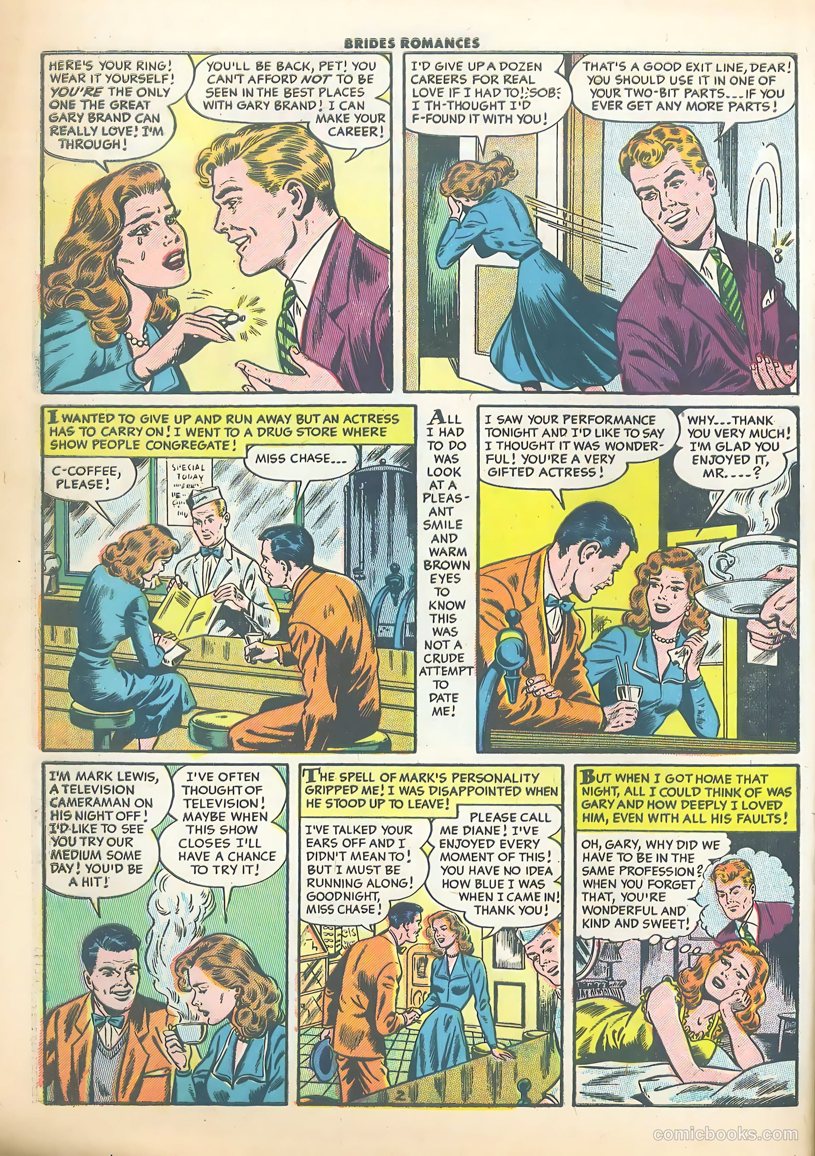 Brides Romances #15 (1955) — page 28 of 36
