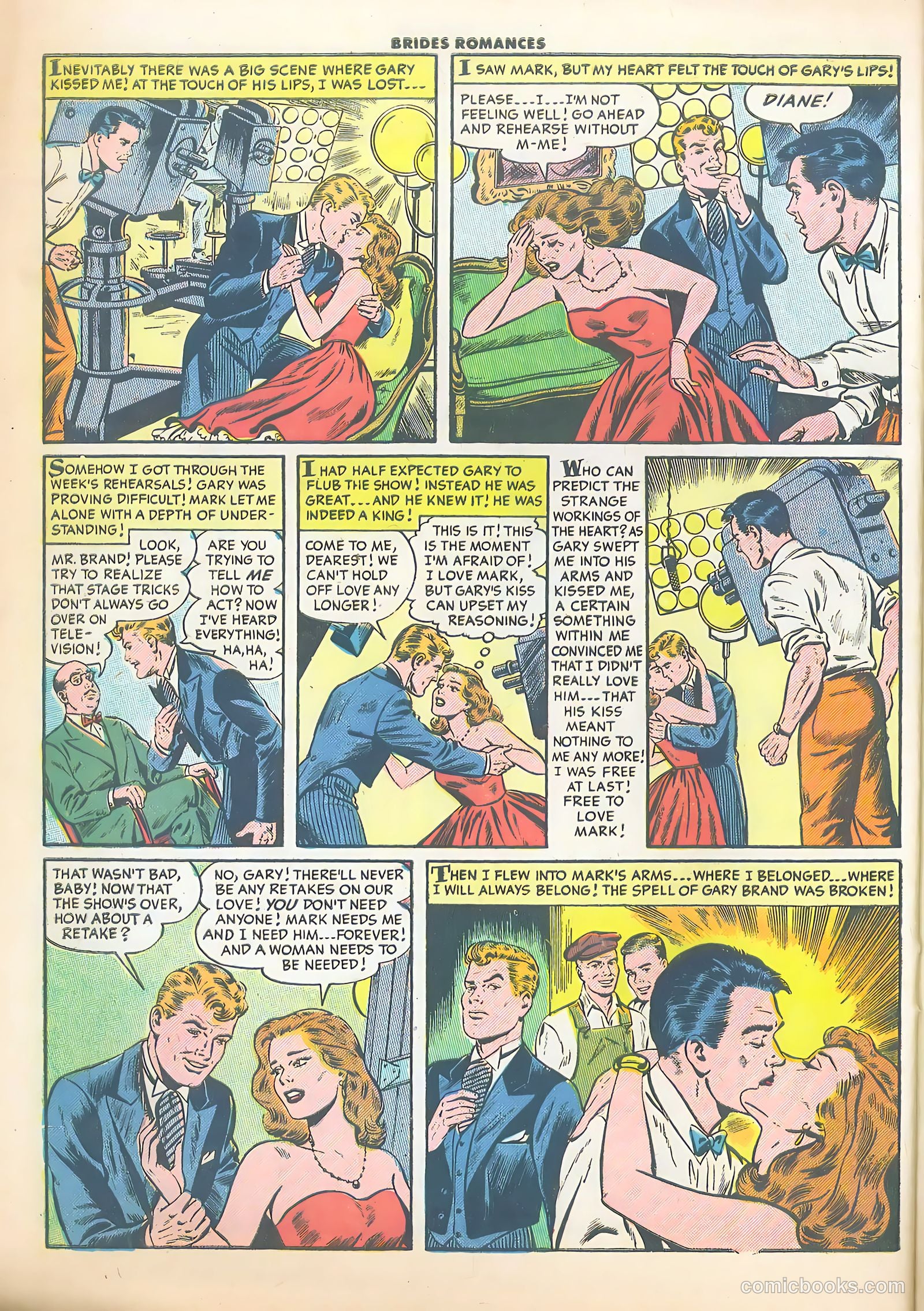 Brides Romances #15 (1955) — page 32 of 36