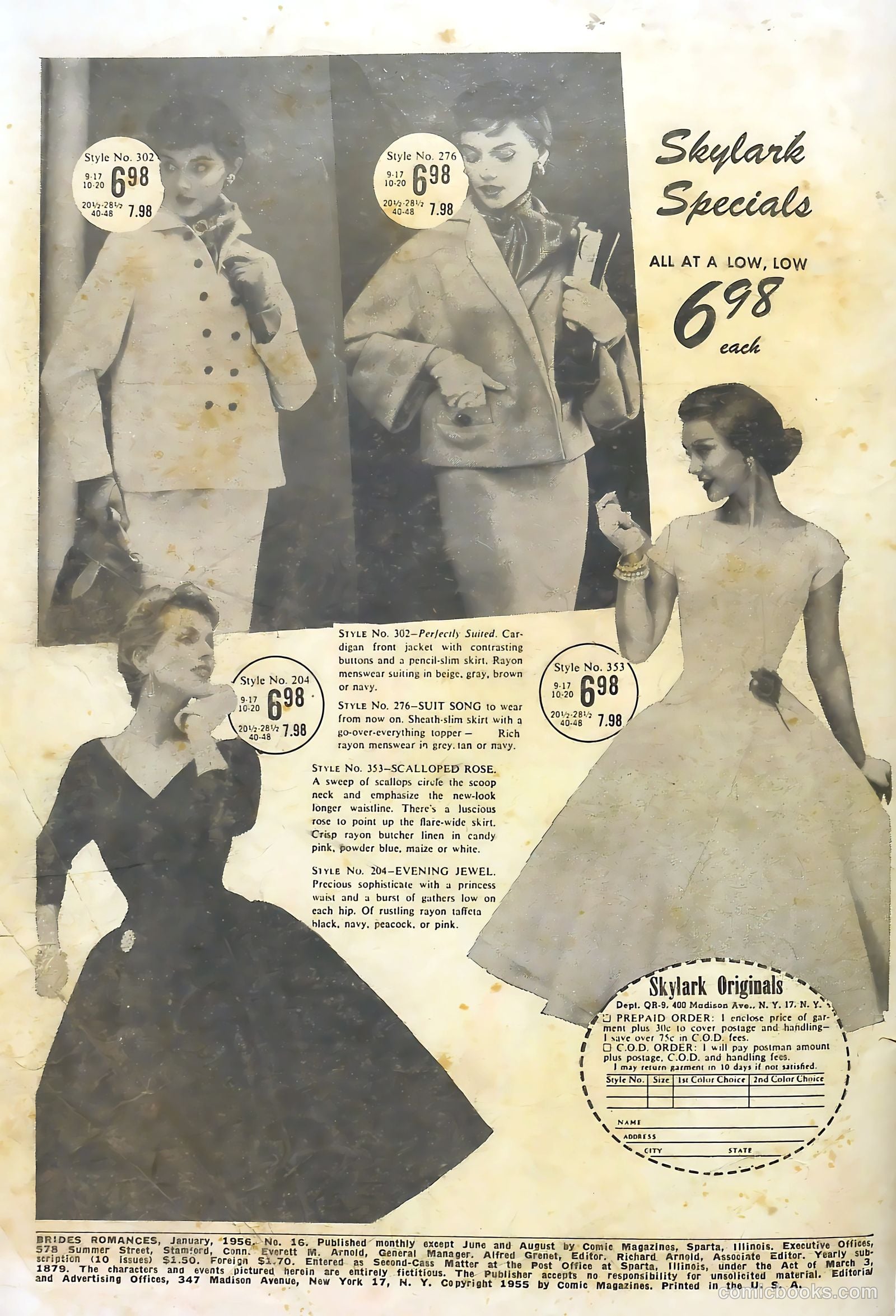 Brides Romances #16 (1956) — page 2 of 36