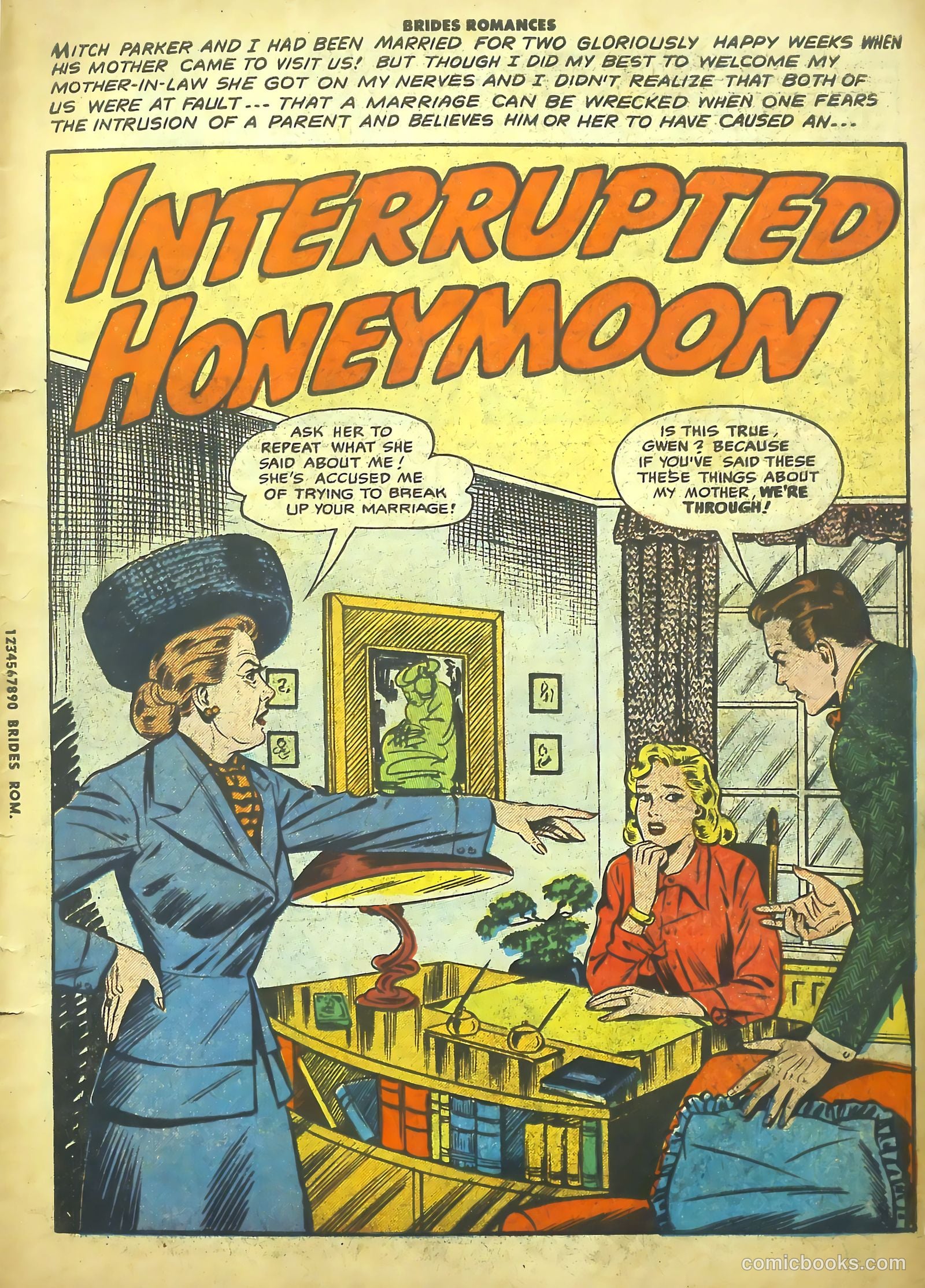 Brides Romances #16 (1956) — page 3 of 36